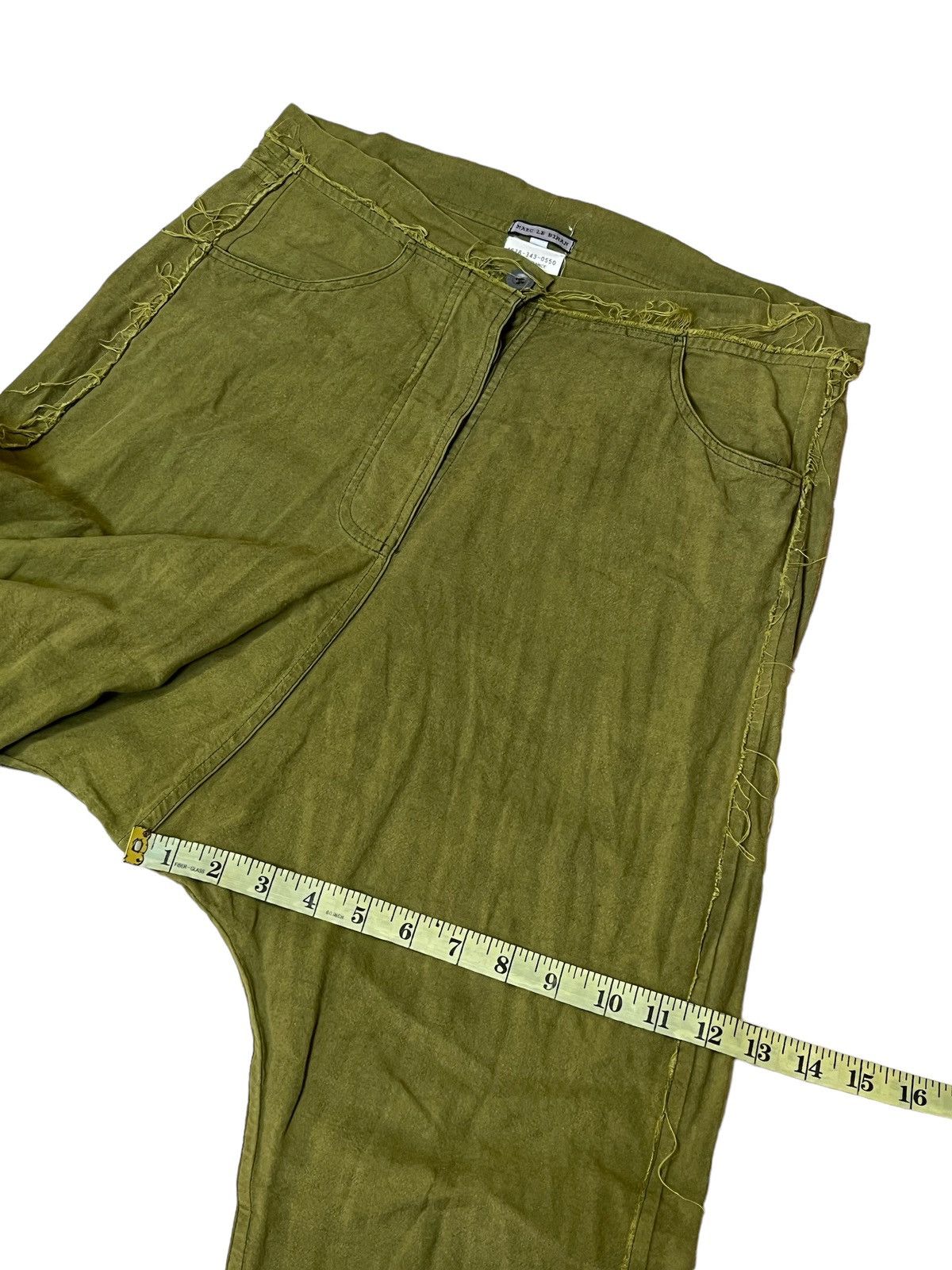 Marc Le Bihan MARC LE BIHAN GREEN OLIVE MADE IN FRANCE PANT Size US 30 / EU 46 - 11 Thumbnail