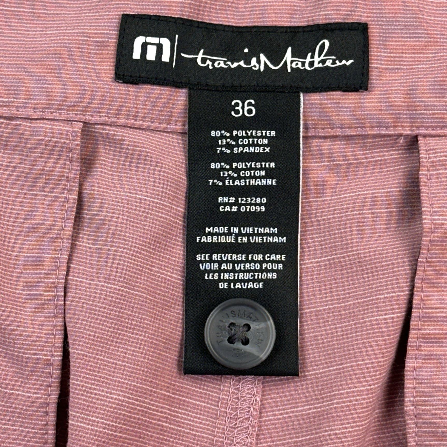 TravisMathew Travis Mathew Shorts Mens 36 Ruby Wine Lightweight Performance Golf Size US 36 / EU 52 - 4 Thumbnail