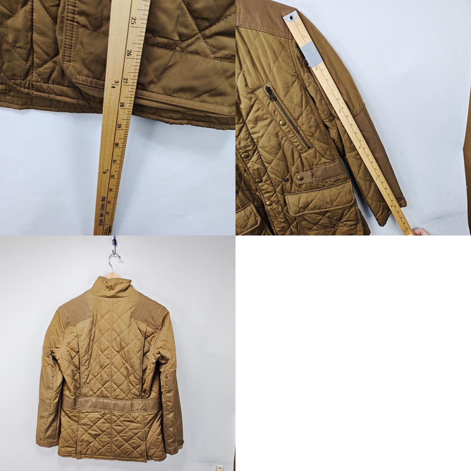 Ralph Lauren VINTAGE Ralph Lauren Polo Quilted Jacket Womens S Beige Down Puffer 90s Winter Jacket Womens Sportswear Zip Size S / US 4 / IT 40 - 8 Thumbnail