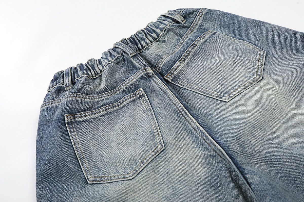 Vintage Men's Retro Washed Trendy Loose Denim Shorts Size US 32 / EU 48 - 4 Thumbnail