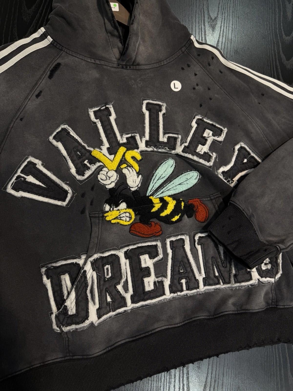 Vale Size L - Vale Black Pull Over Hoodie Black Authentic Valley Size US L / EU 52-54 / 3 - 3 Thumbnail