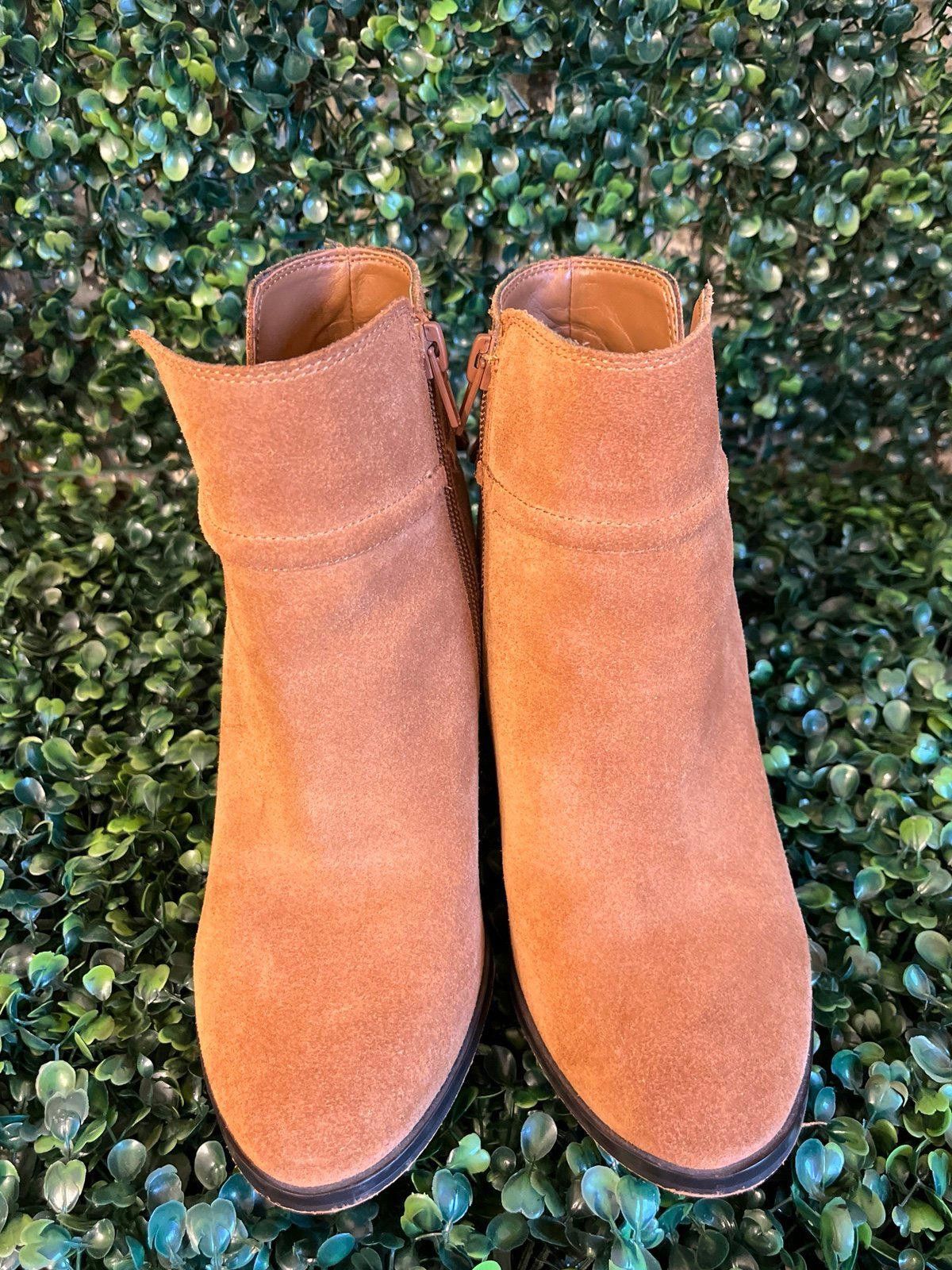 Designer Gibson Latimer Leather booties size 6 brown Size US 6 / IT 36 - 4 Thumbnail