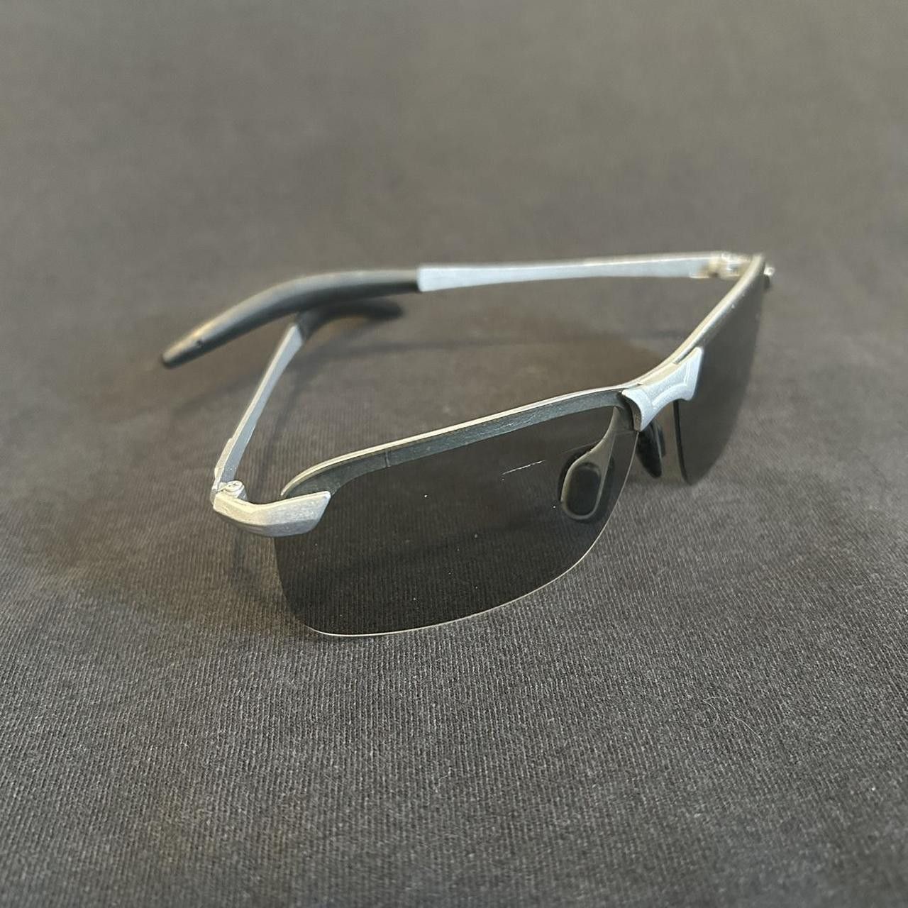 Japanese Brand × Vintage Y2K 2000s Style Cycling Skater Hip hop Black Tint Sunglasses Size ONE SIZE - 2 Thumbnail