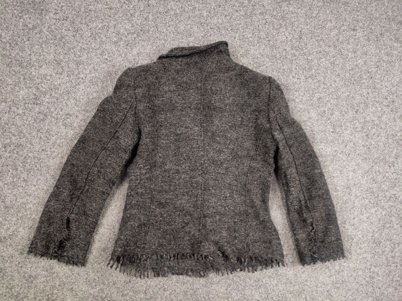Alberta Ferretti Philosophy di Alberta Ferretti design Gray Wool Blazer Size M / US 6-8 / IT 42-44 - 14 Thumbnail