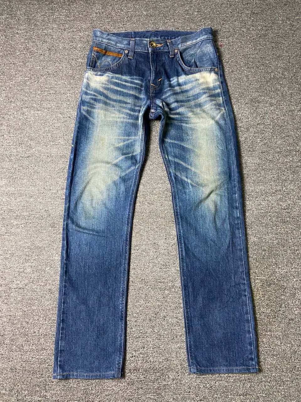 EDWIN 403 Exclusive Vintage Distressed Denim Jeans (133)
