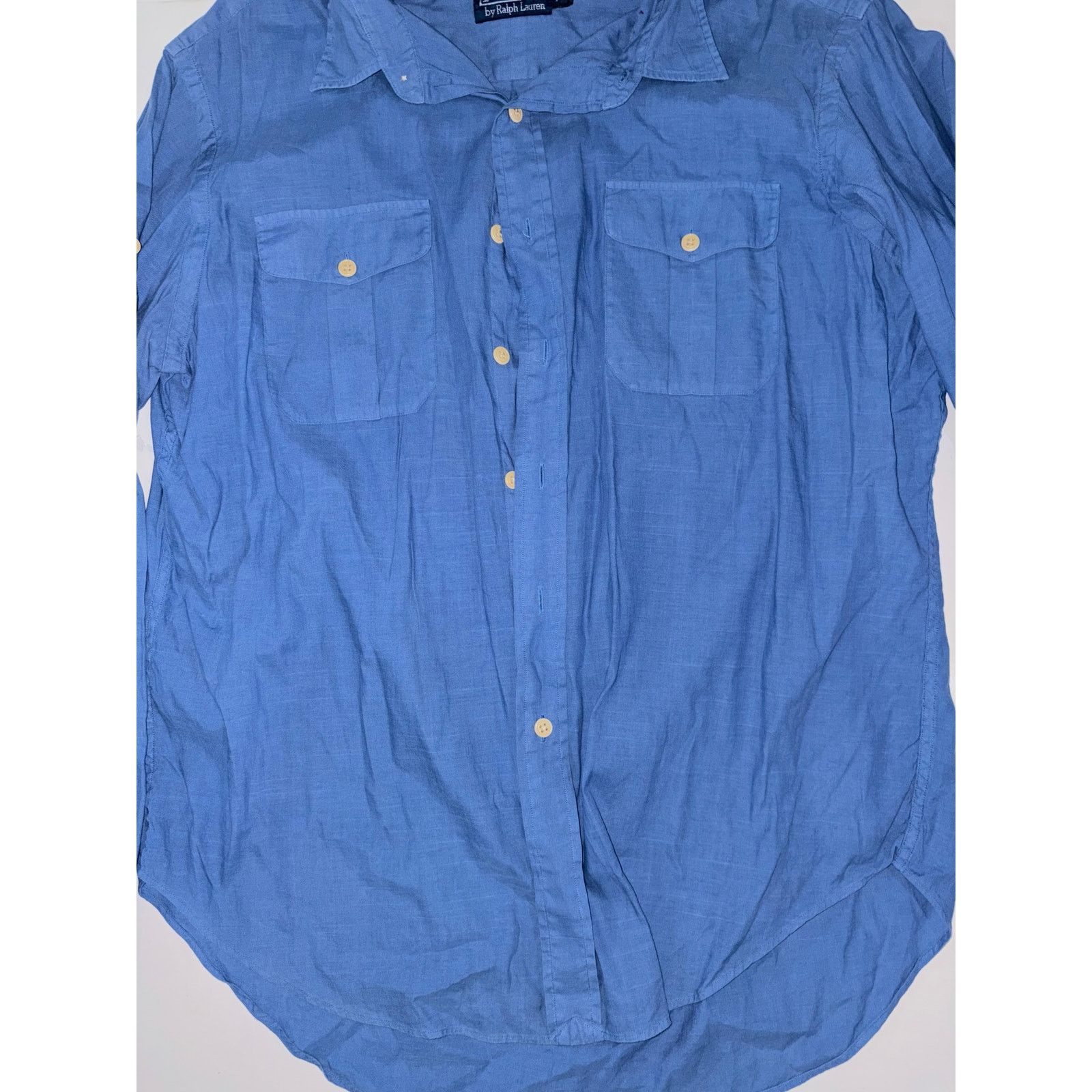 Polo Ralph Lauren Polo Ralph Lauren men’s blue longsleeve button up XL Size US XL / EU 56 / 4 - 3 Thumbnail