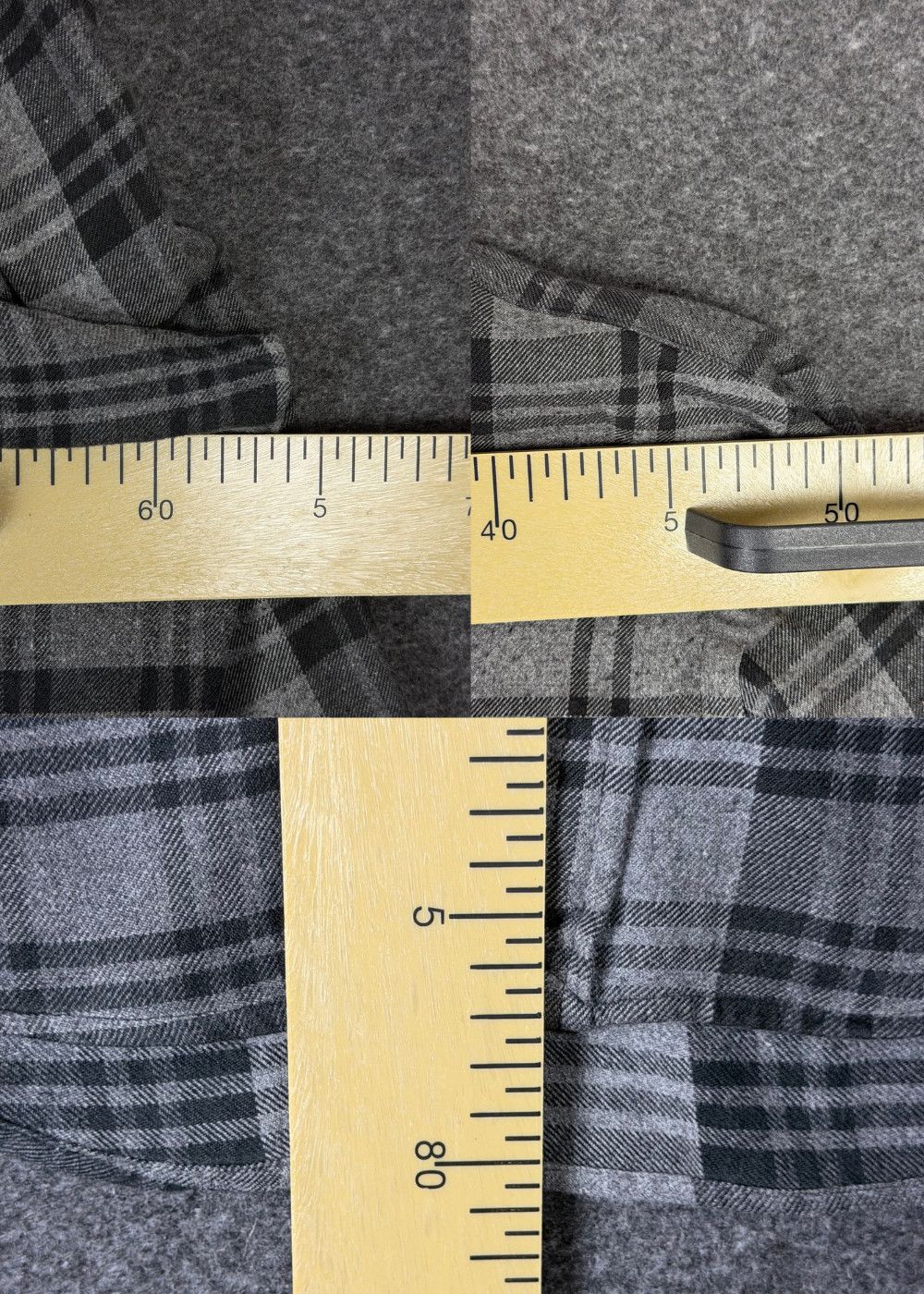 VTG PRL Plaid Flannel Work Shirt Heritage Americana image 10