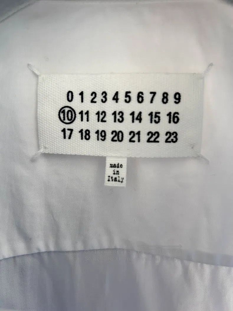 Maison Margiela Maison Margiela Size39 Classic hole-hole shirt Size US XXS / EU 40 - 3 Thumbnail