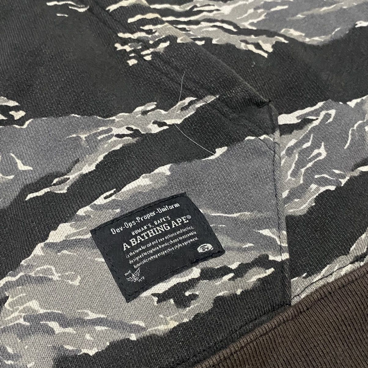 Bape Bape Tiger Black Full Zip Hoodie Size US L / EU 52-54 / 3 - 9 Thumbnail
