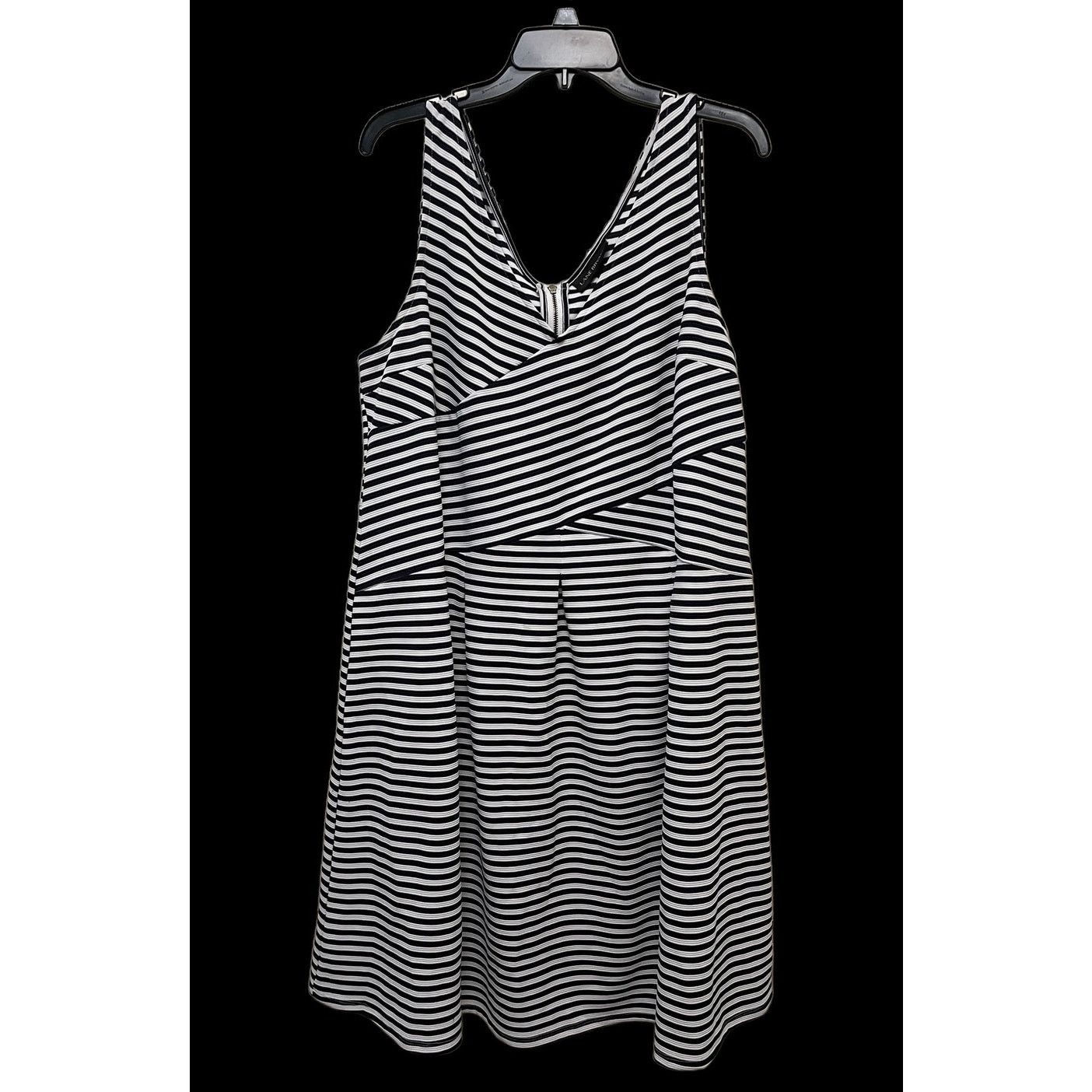 Unknown London Lane Bryant Womens Dress Striped Stretchy Sz 20 Sleeveless Size 3XL / US 20-22 - 1 Thumbnail