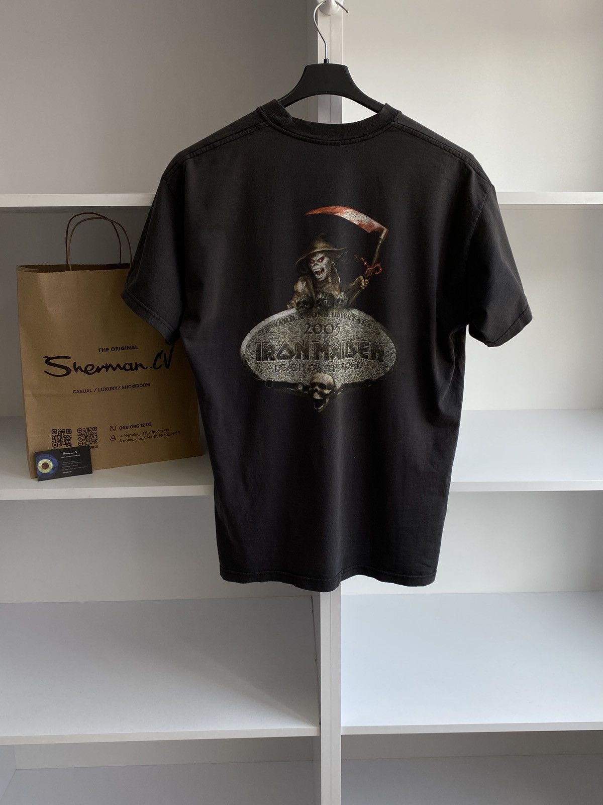 Vintage Fruit Of Te Loom Iron Miden tee