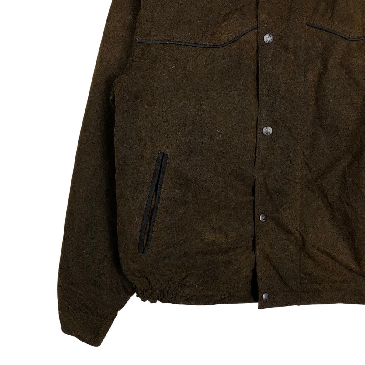 Vintage 🔥VINTAGE WAX JACKET HUNTING SURVIVAL MULTI POCKET UTBACK Size US M / EU 48-50 / 2 - 6 Thumbnail