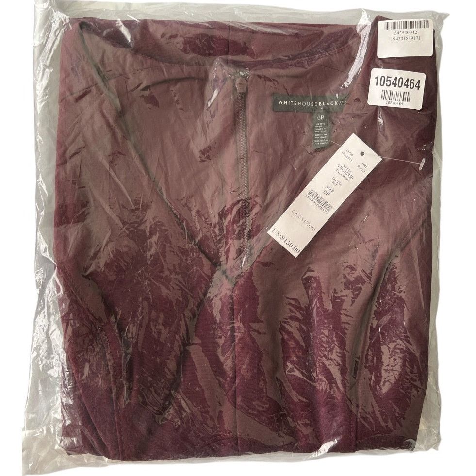 White House Black Market White House Black Market Burgandy Sheath Dress, 0P Size XS / US 0-2 / IT 36-38 - 5 Thumbnail