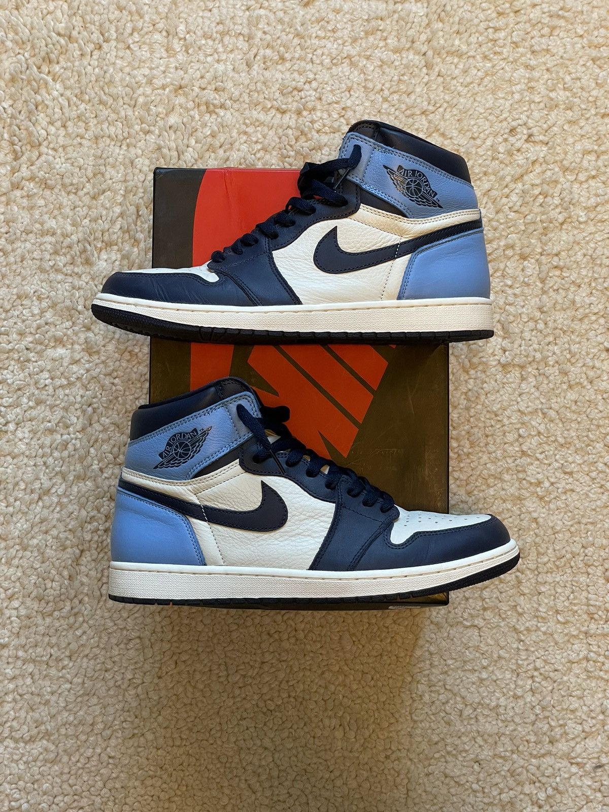 Jordan Brand Air Jordan 1 Obsidian Size US 11.5 / EU 44-45 - 1 Thumbnail