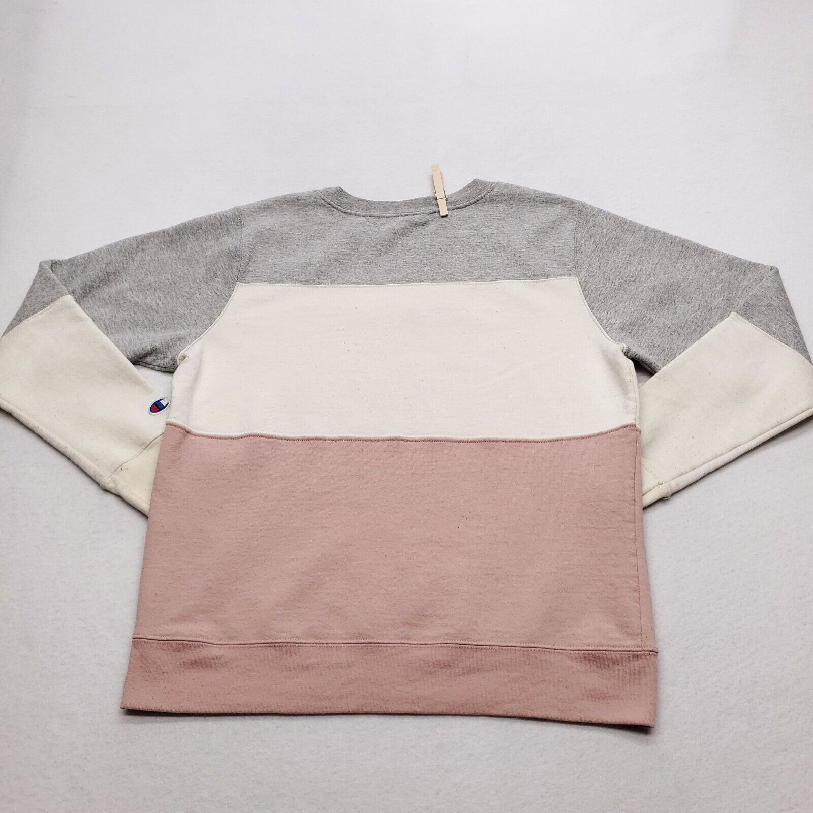 Champion Champion Casual Pullover Sweatshirt Womens Size M Gray White Size M / US 6-8 / IT 42-44 - 7 Thumbnail