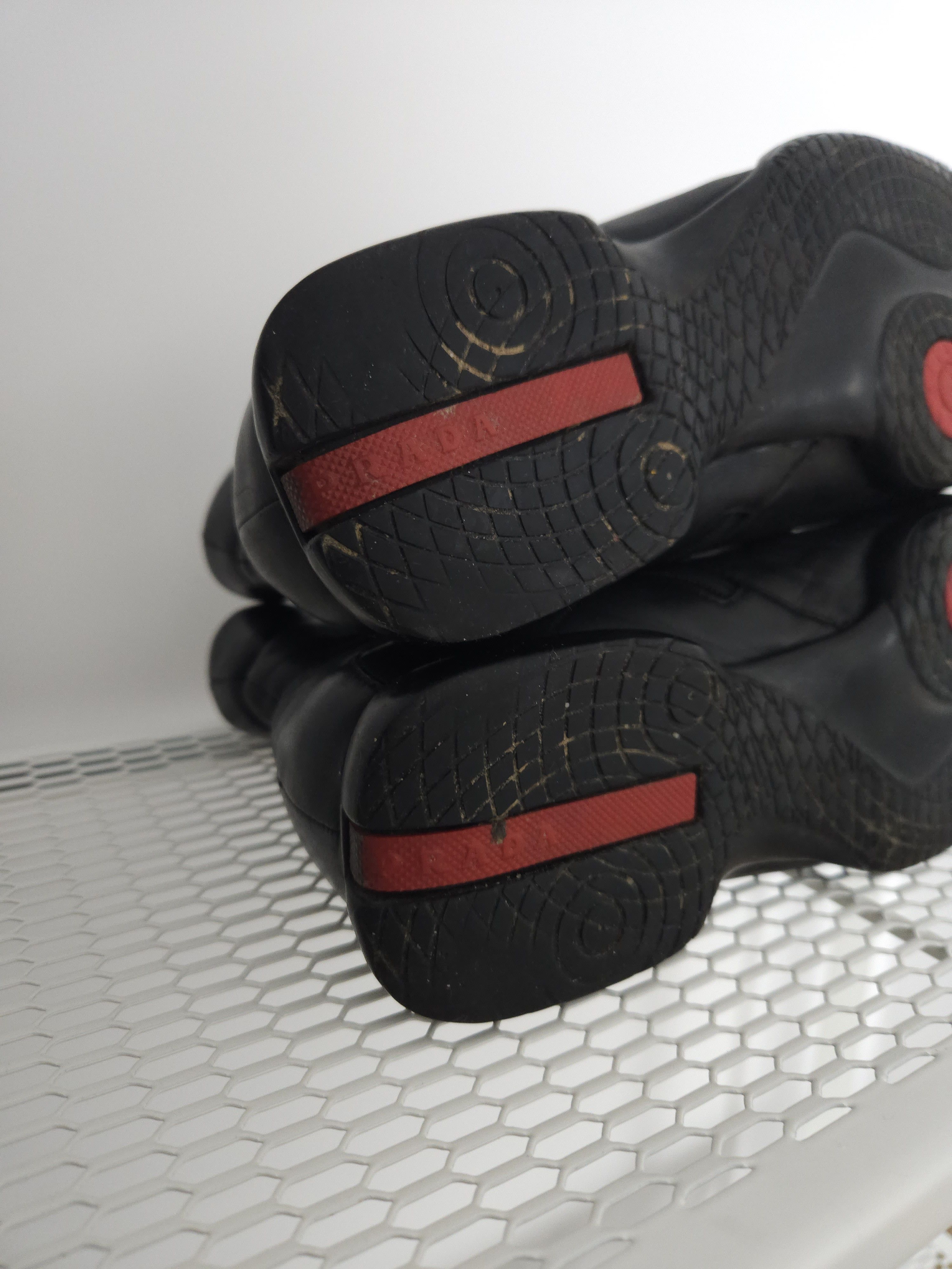 Prada Archive Prada sport red tab leather side zip ankle boots Size US 7 / IT 37 - 13 Thumbnail
