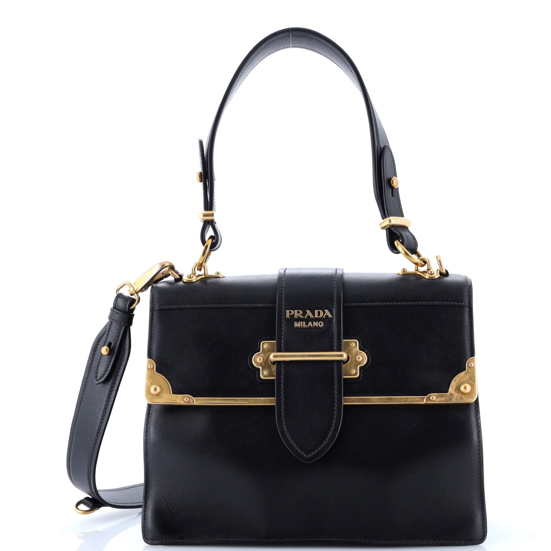 Prada Cahier Convertible Shoulder Bag Size ONE SIZE - 1 Thumbnail