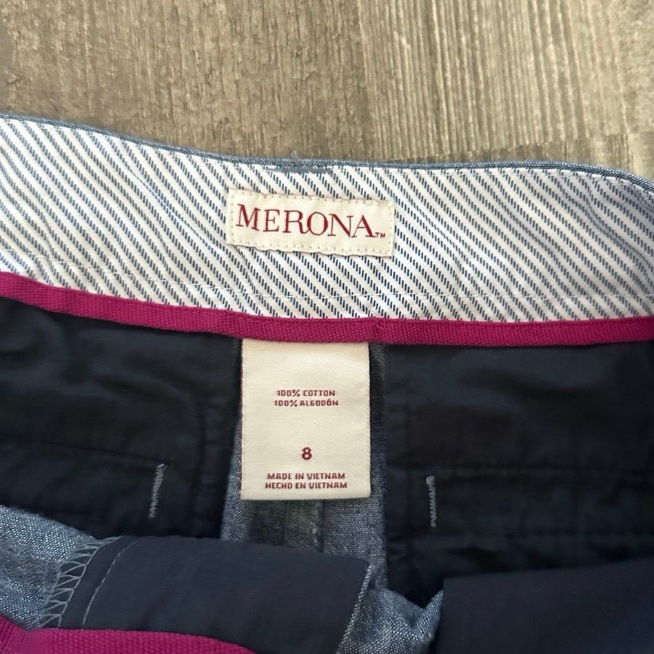 Merona merona blue mid rise shorts Size 30" / US 8 / IT 44 - 2 Thumbnail