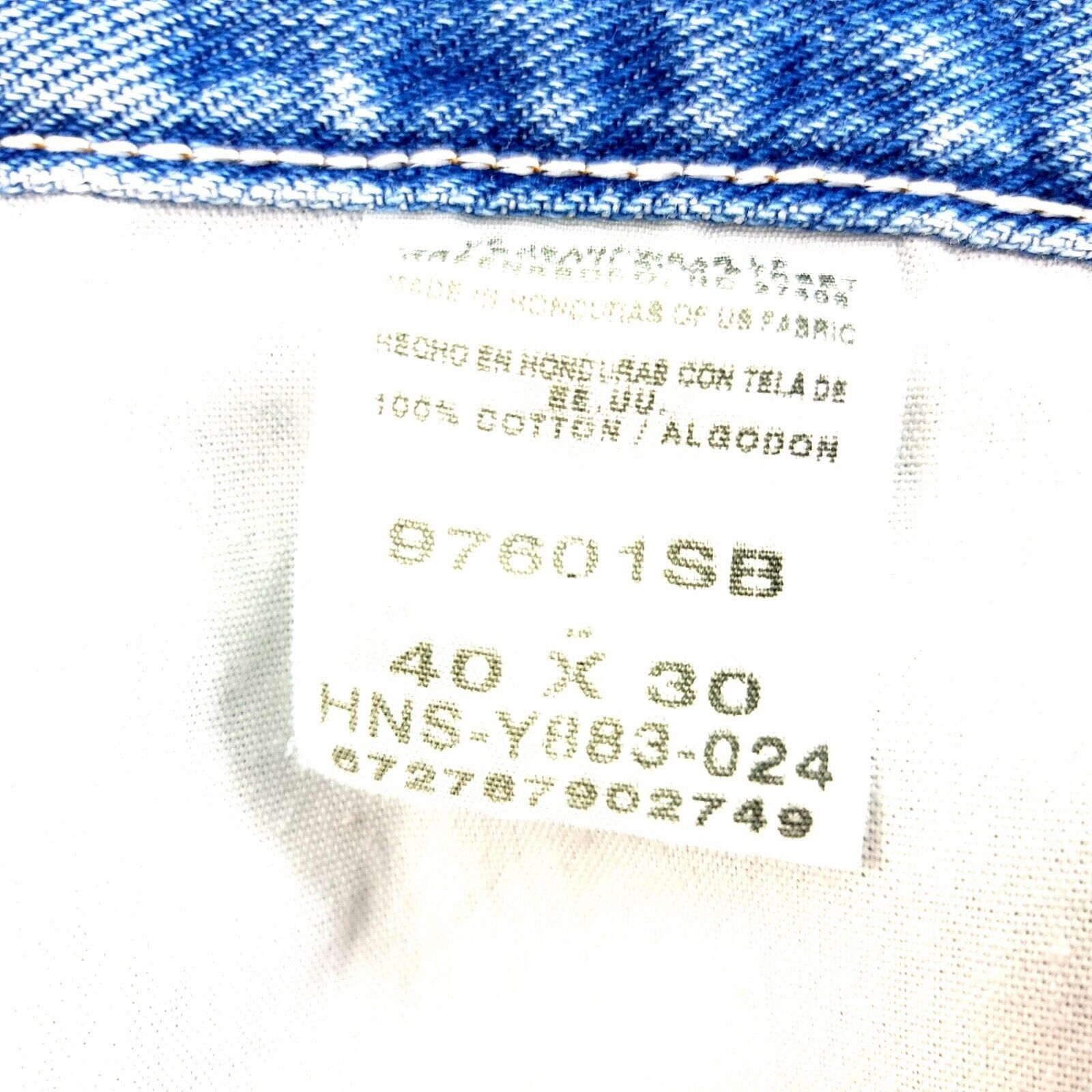 Wrangler Wrangler Light Blue Comfort Stone Wash Jeans Denim Cotton Hi Size US 40 / EU 56 - 5 Thumbnail