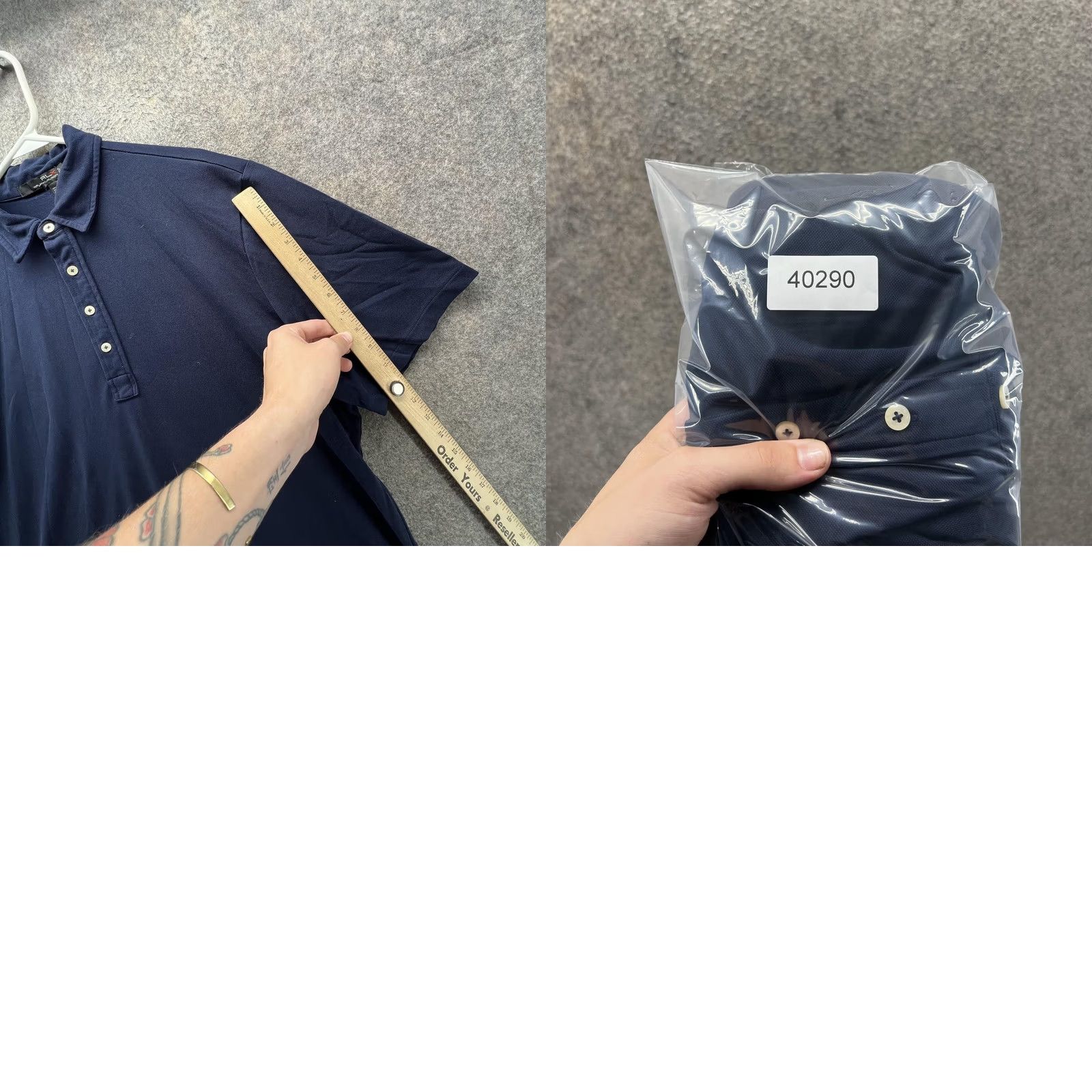 RLX Ralph Lauren RLX Ralph Lauren Polo Shirt Mens XL Blue Solid Golf Performance Stretch Casual Shirt Size US XL / EU 56 / 4 - 8 Thumbnail