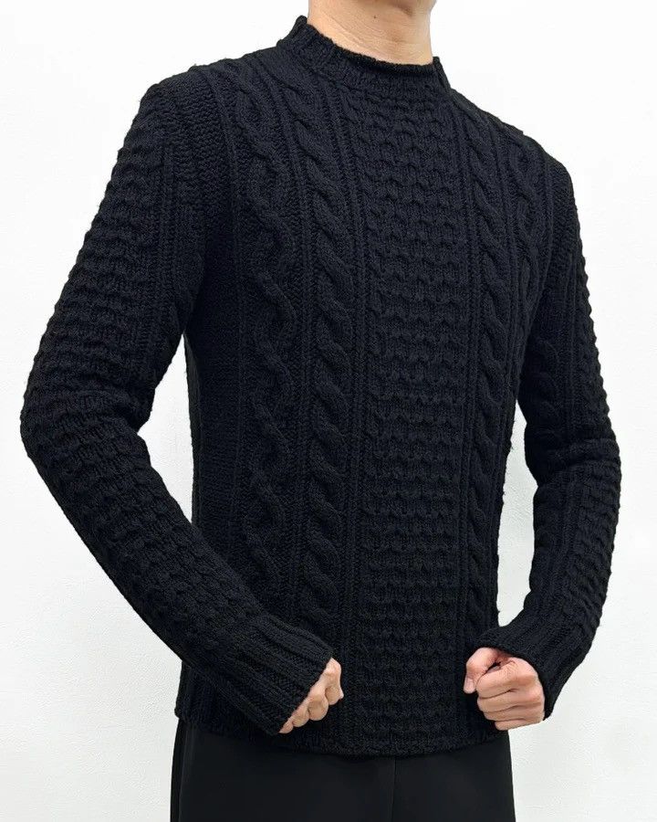 Other k8ondamic first born king kong knit black cable knit Size US M / EU 48-50 / 2 - 1 Thumbnail