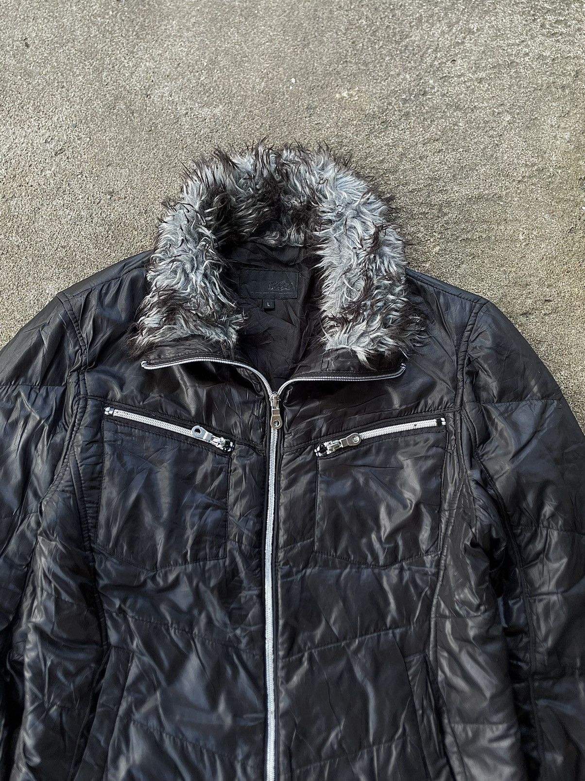 Japanese Mossimo Faux Fur Vkei Style Jacket