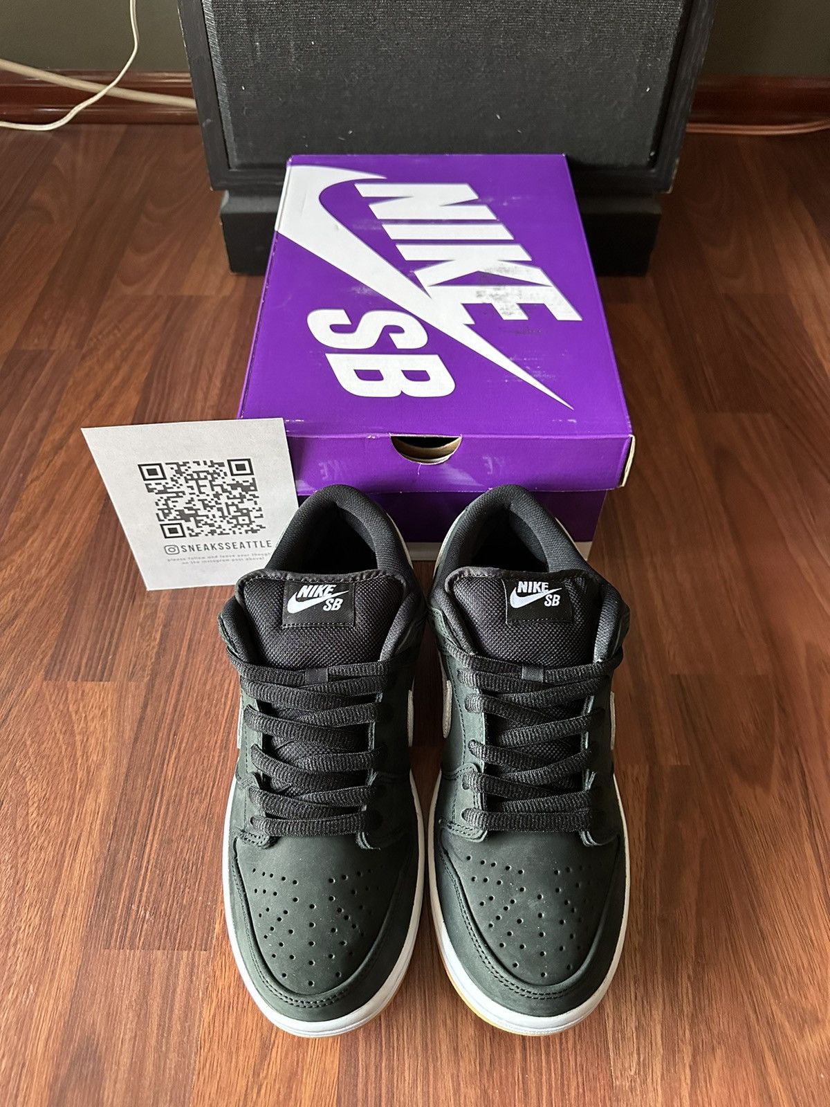 Nike Nike SB Dunk Low Pro Black Gum Size 11.5M CD2563-006 Size US 11.5 / EU 44-45 - 3 Thumbnail