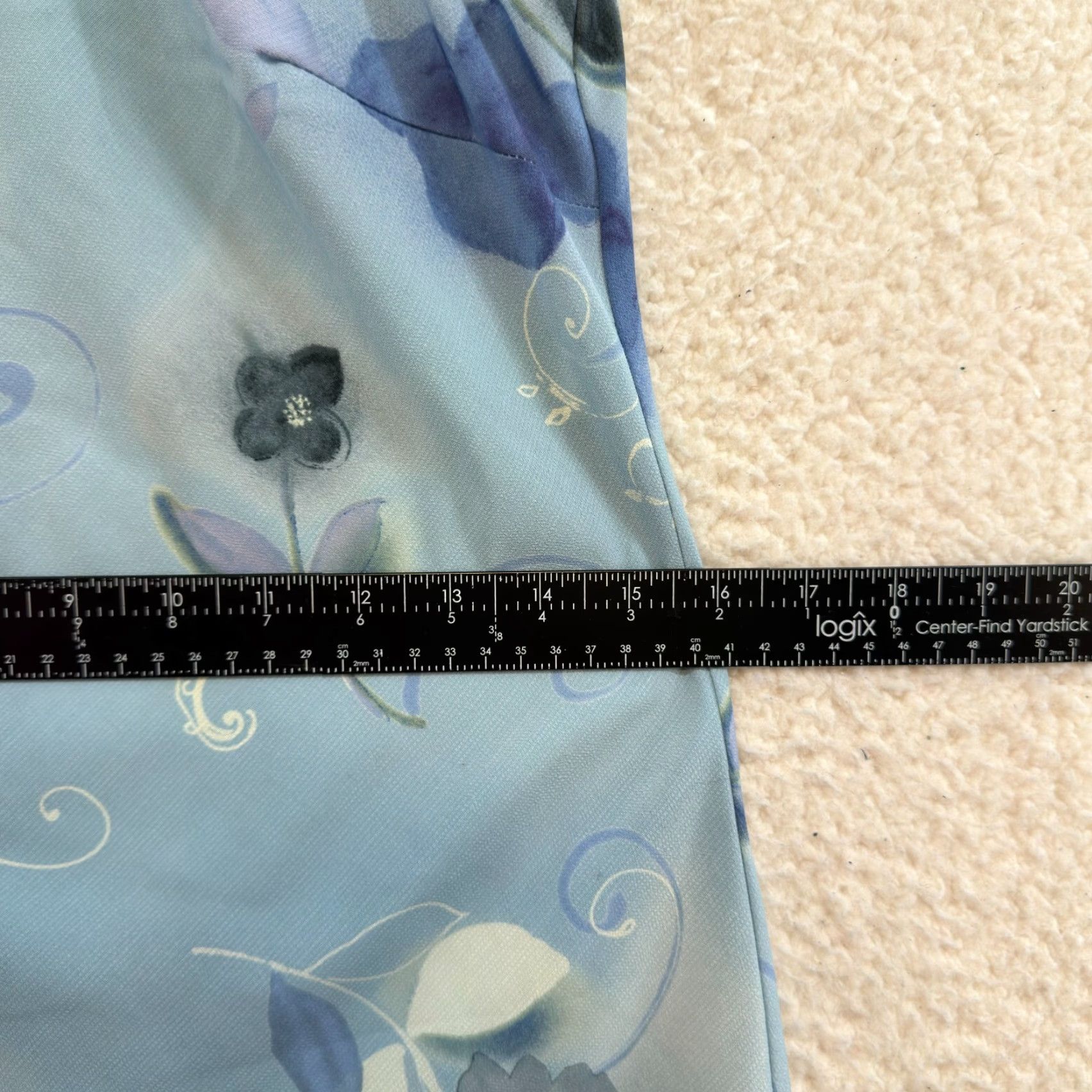 Vintage VINTAGE 90s Y2K Maxi Dress Blue Floral Full Length Sleeveless Cottagecore L Womens Size L / US 10 / IT 46 - 5 Thumbnail