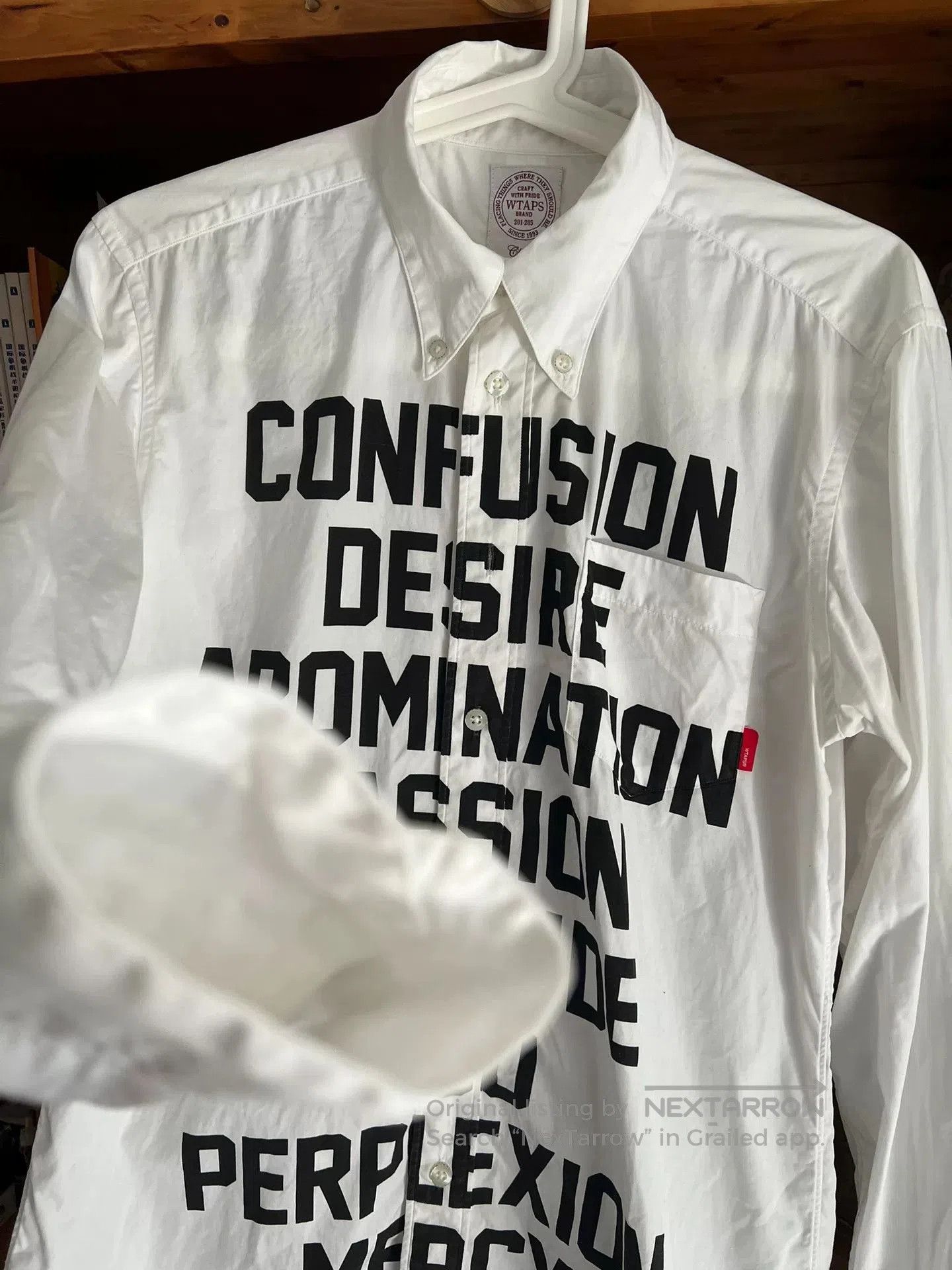 Wtaps WTAPS 15AW White Letter Shirt. Size US S / EU 44-46 / 1 - 3 Thumbnail
