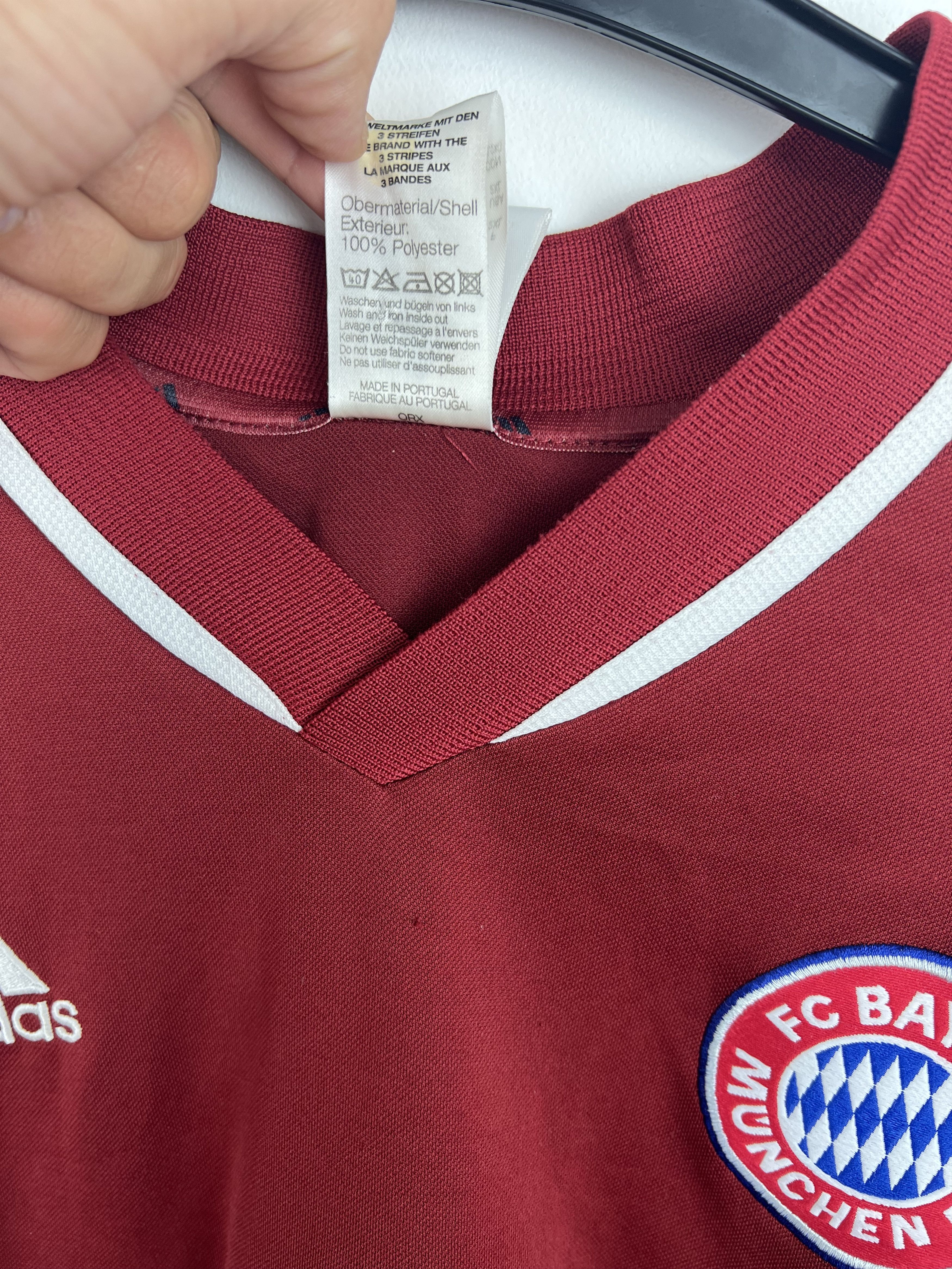 Adidas BAYERN MUNICH 2001/2002 HOME FOOTBALL Kit SHIRT Size US XXL / EU 58 / 5 - 12 Thumbnail