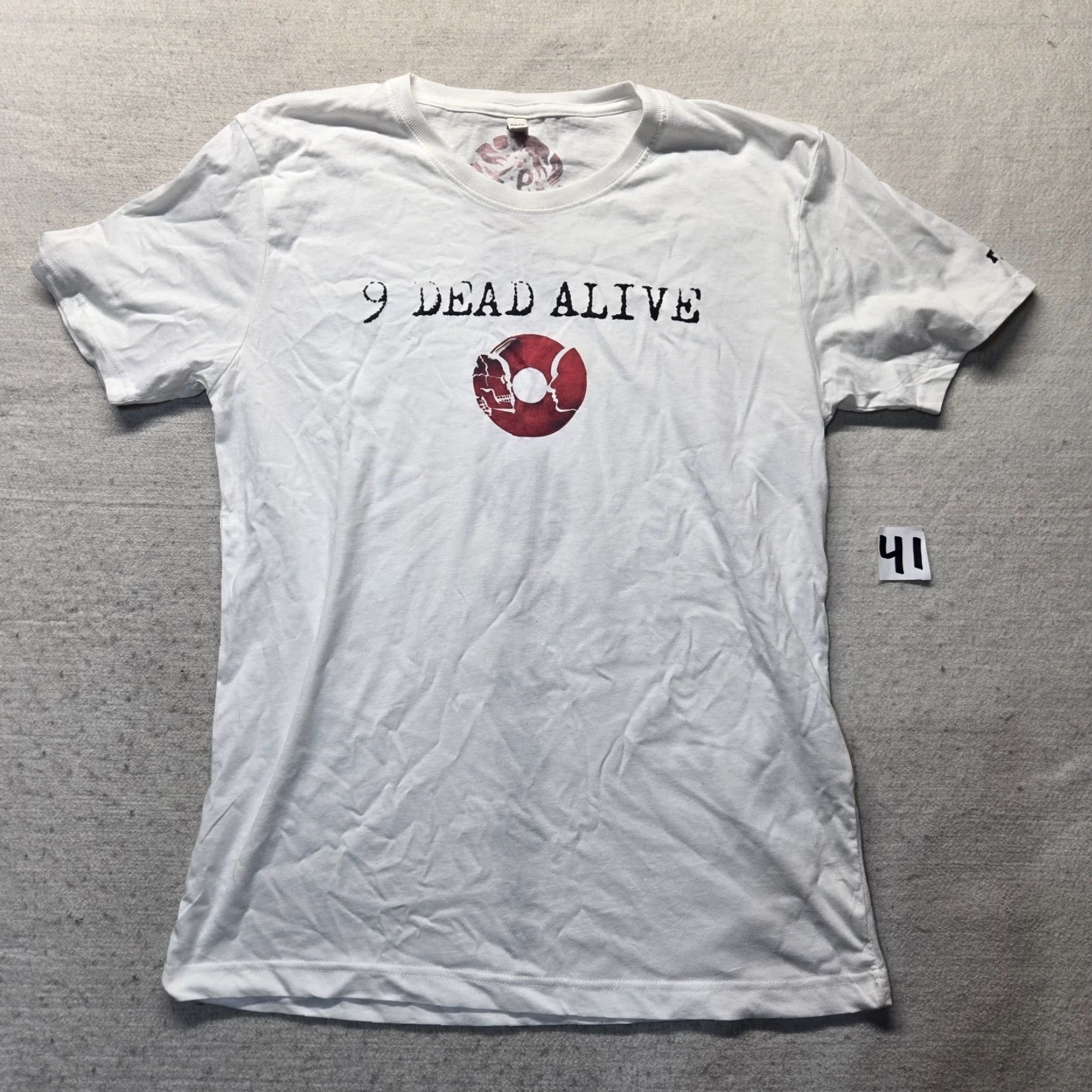 Vintage VINTAGE Earth Positive Concert Tour 9 Dead Alive Unisex Adult T-Shirt Short Sleeve White 90s Music Memorabilia Medium Size US M / EU 48-50 / 2 - 2 Thumbnail