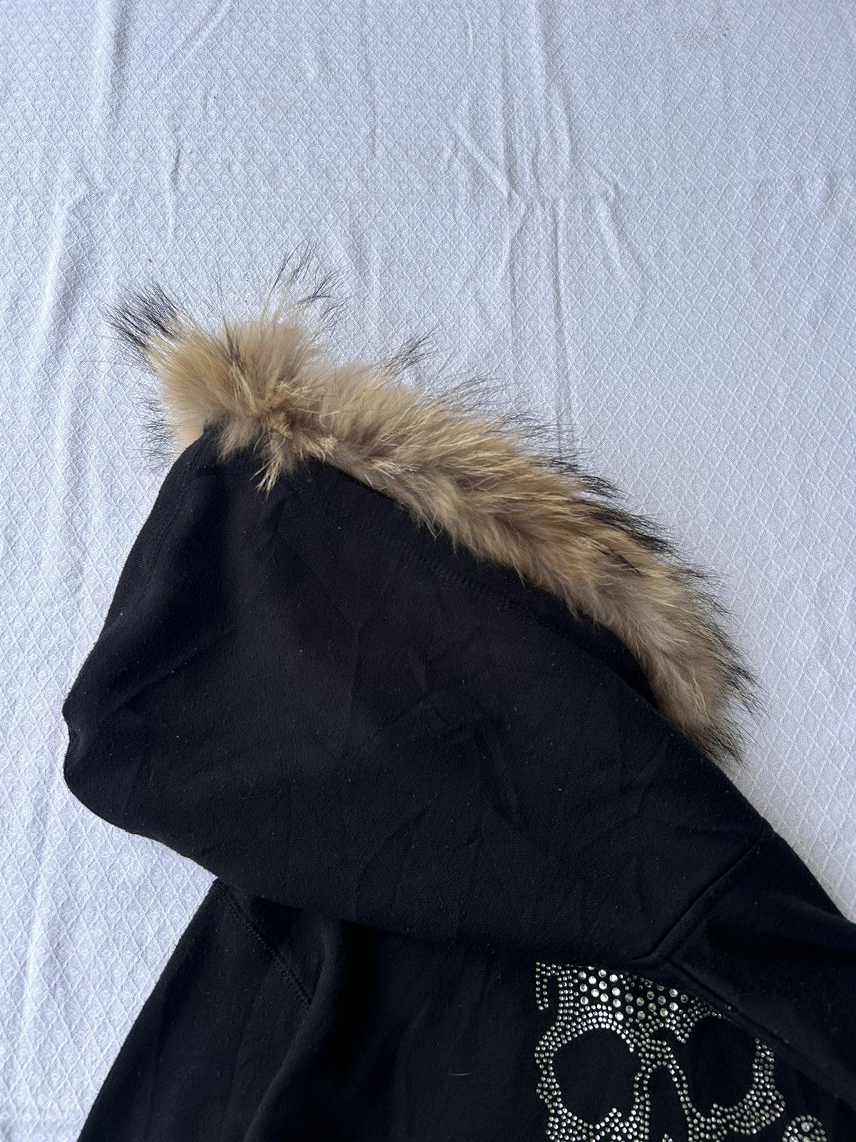 Japanese Brand Azul faux fur hoodie skull pastime style Ifsixwasnine lgb Size US L / EU 52-54 / 3 - 6 Thumbnail