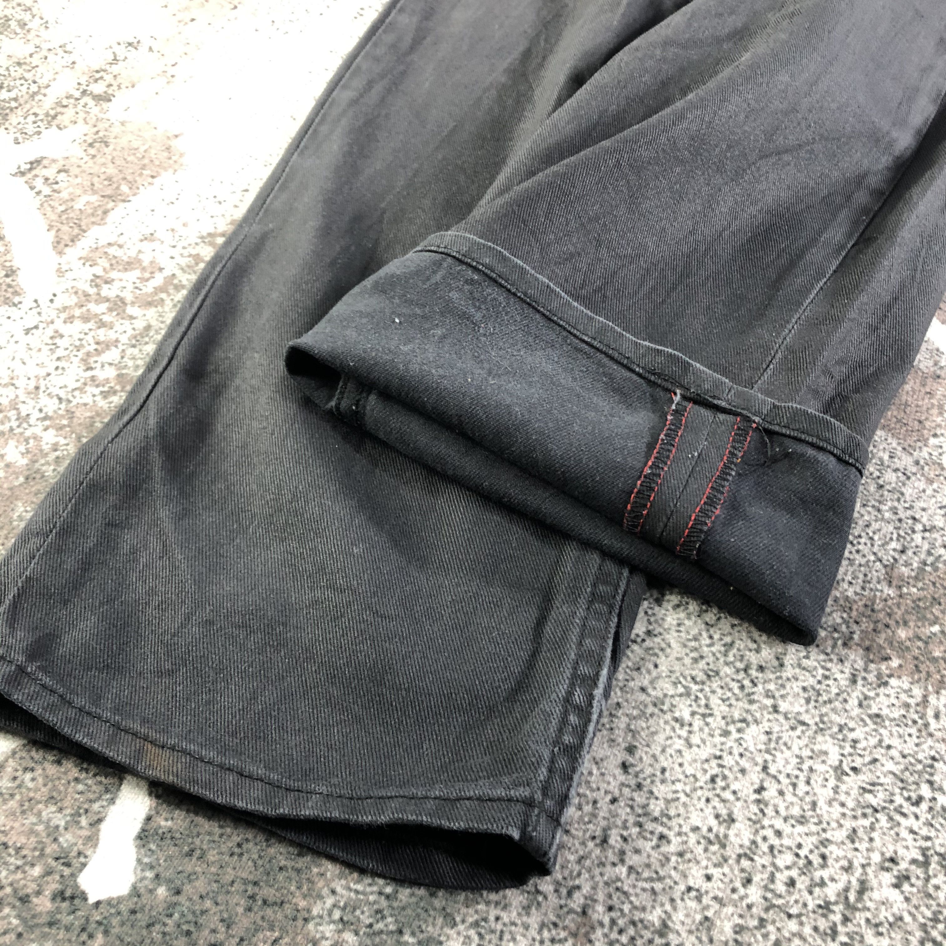 Guess Guess Black Zipper Punk Jeans KJ1968 Size US 32 / EU 48 - 6 Thumbnail