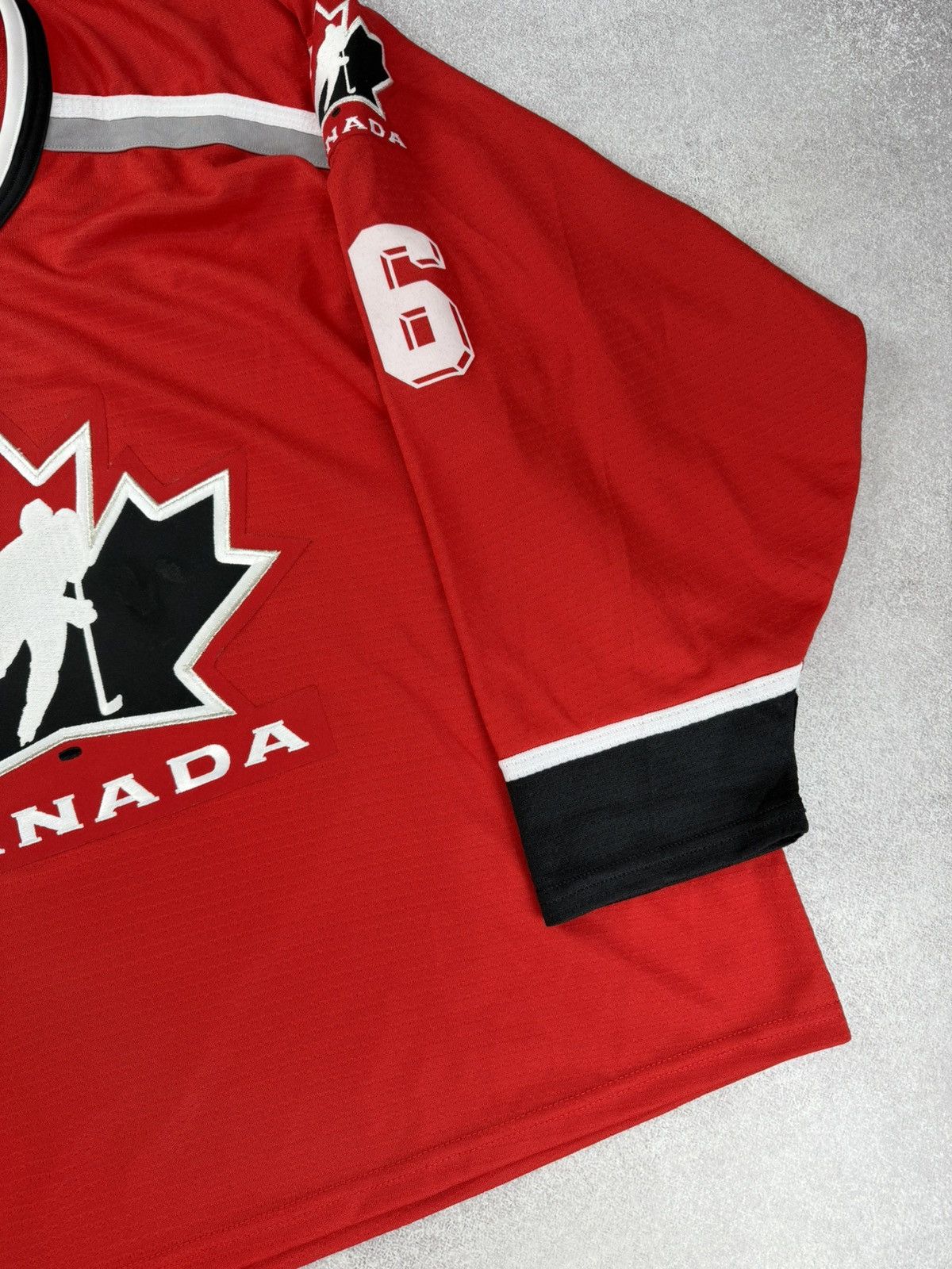 Nike Vintage Nike Team Canada Hockey Jersey Red Custom MYRIAM #16 Size US XL / EU 56 / 4 - 2 Thumbnail
