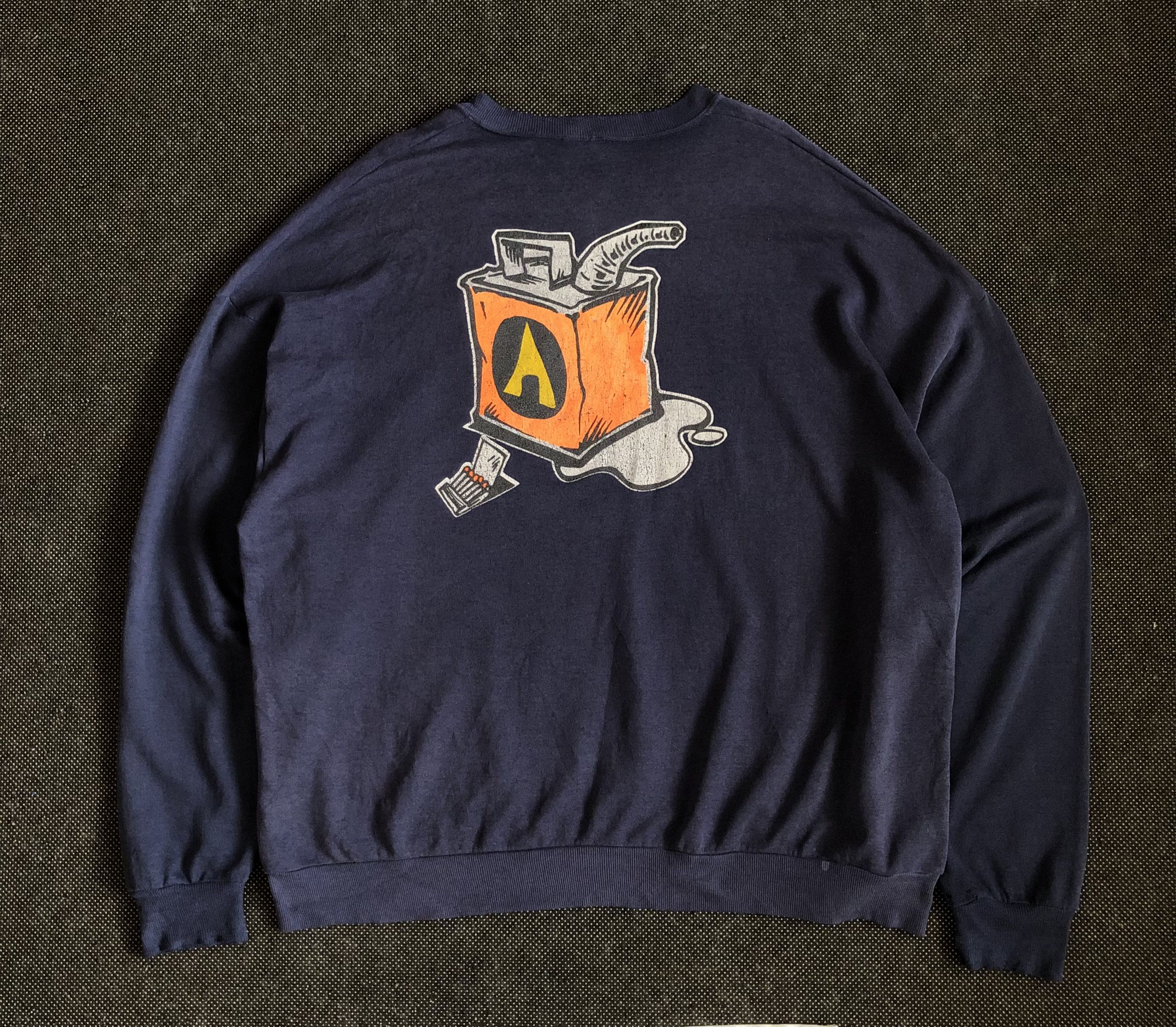 Airwalk RARE🔥VINTAGE 1990’S AIRWALK SKATEBOARDS MATCHBOX SWEATSHIRT Size US XL / EU 56 / 4 - 1 Thumbnail