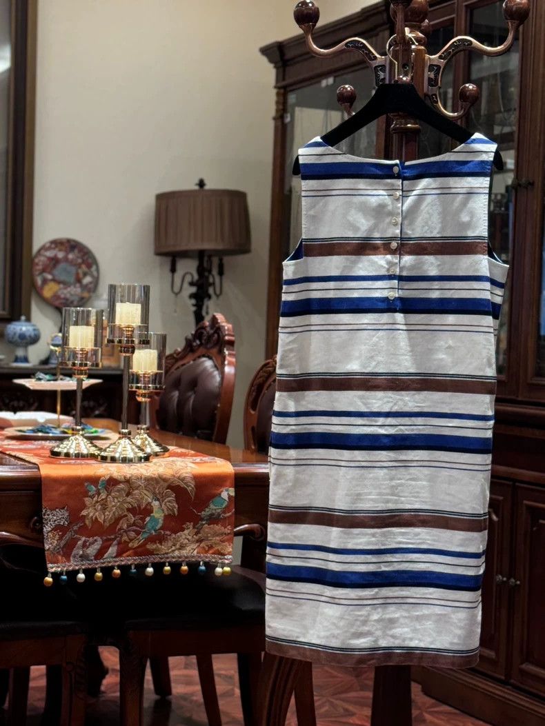 Loro Piana LORO PIANA Flax dress Size M / US 6-8 / IT 42-44 - 2 Thumbnail