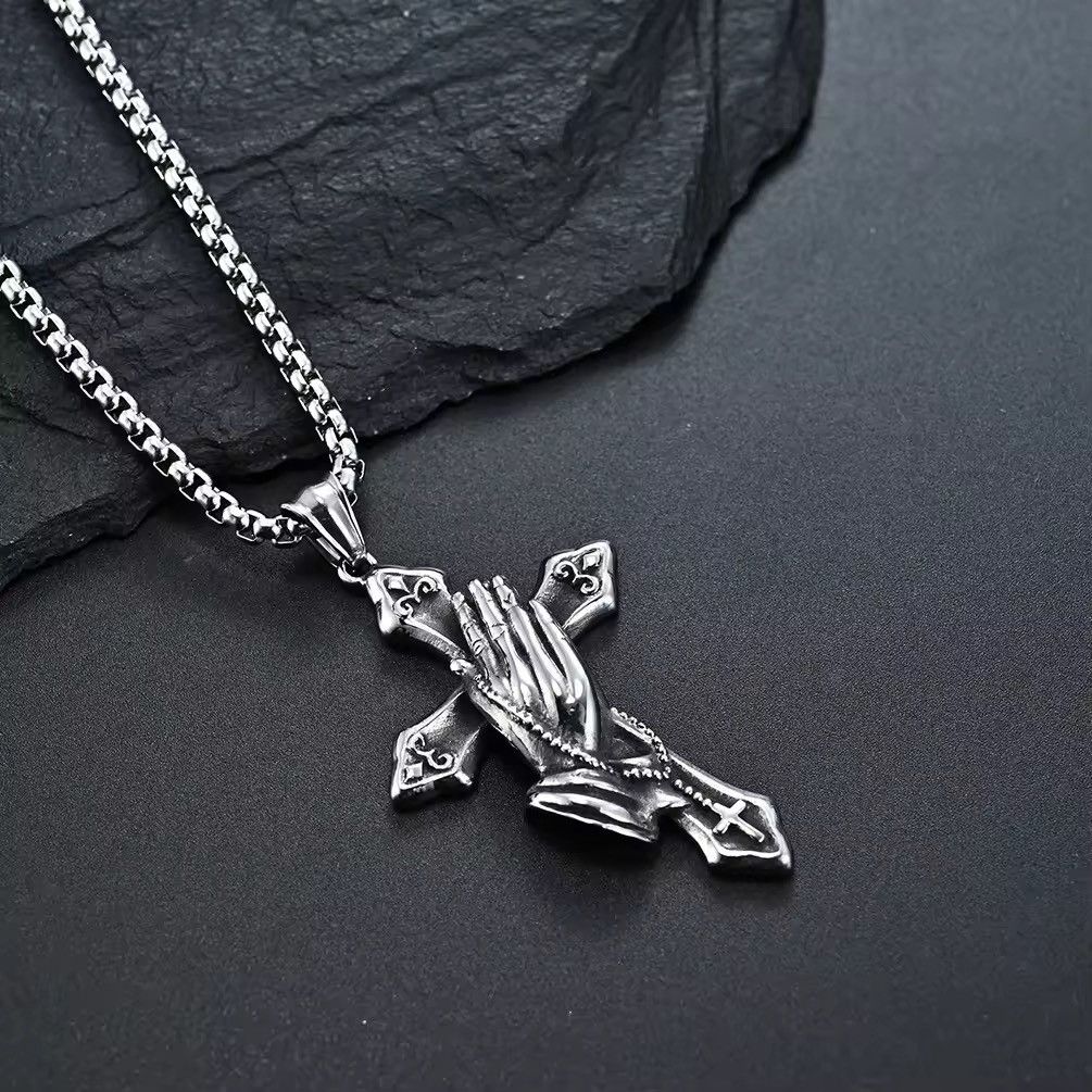 Jewelry Cross Pendant Chain Necklace Size ONE SIZE - 2 Thumbnail