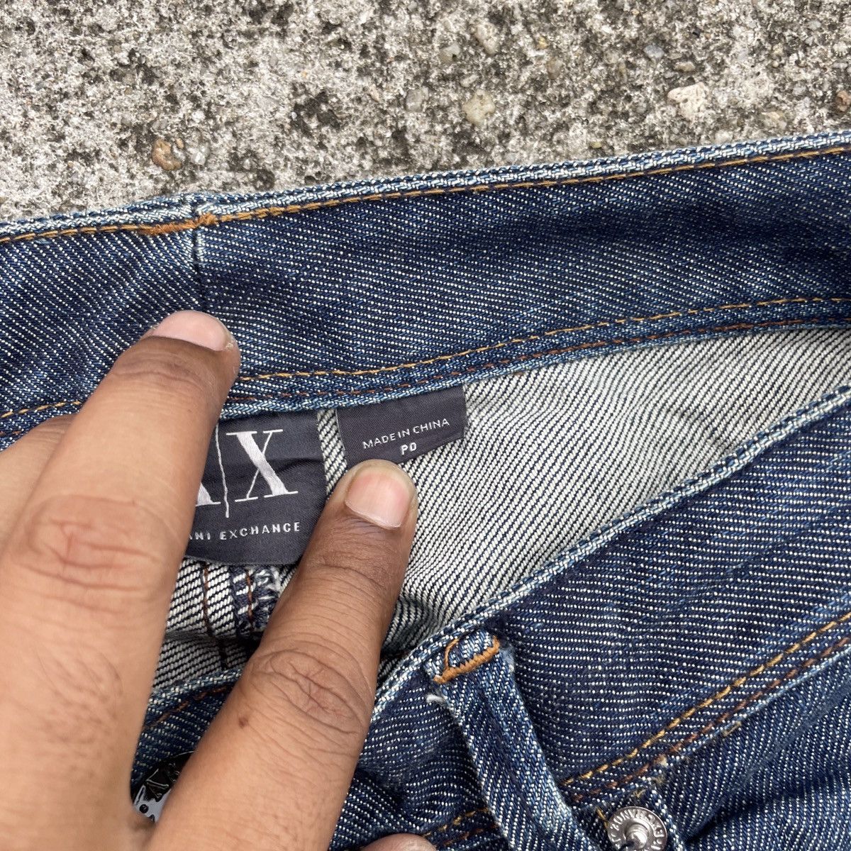 Armani Exchange Vintage Ax Armani Exchange Denim Size 24" / US 00 / IT 34 - 6 Thumbnail