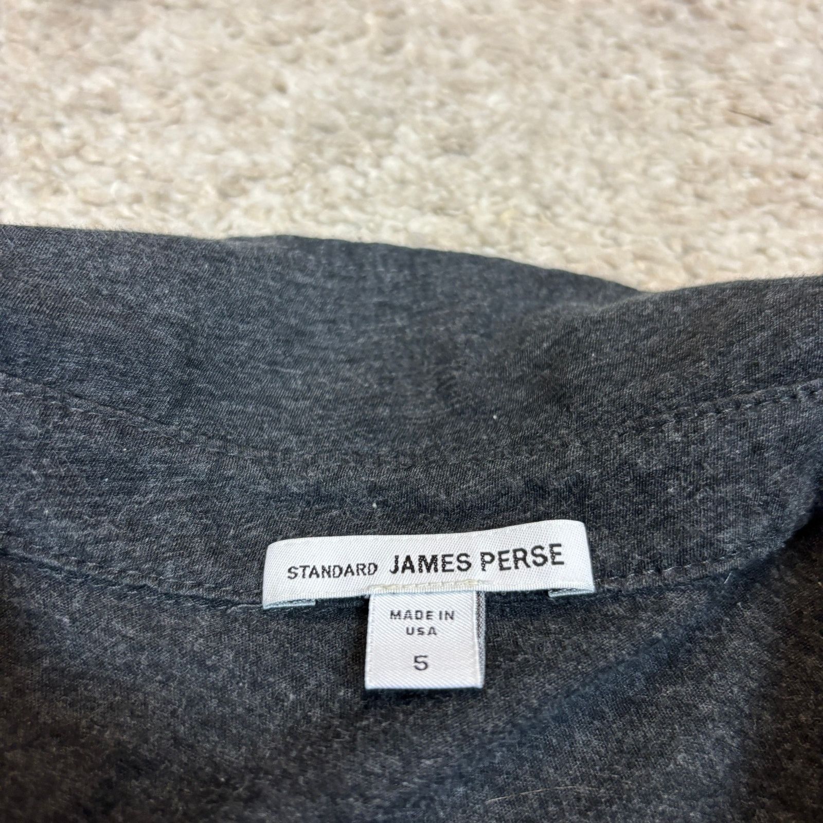 James Perse Standard James Perse One Pocket Polo Shirt Men's 5/2XL Size US XXL / EU 58 / 5 - 4 Thumbnail