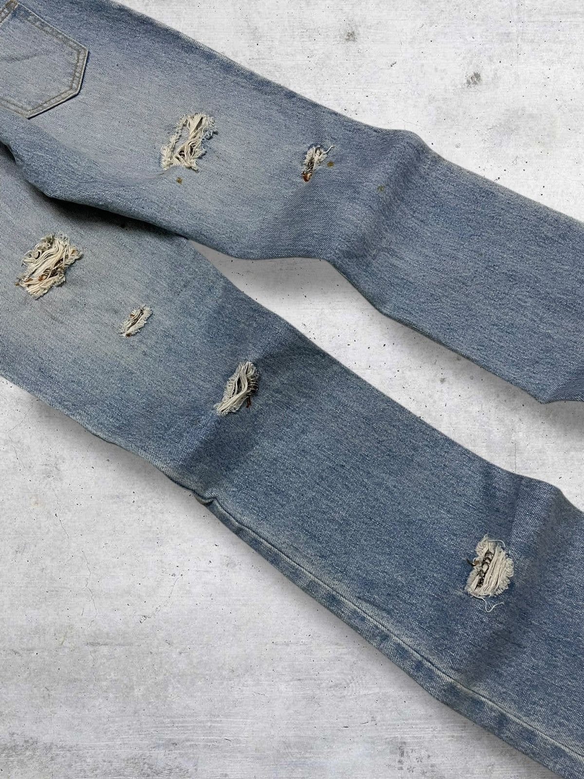 If Six Was Nine VINTAGE DONA MARIE JAPAN DESIGNER FLARED PIERCING WASHED Size US 27 - 15 Thumbnail