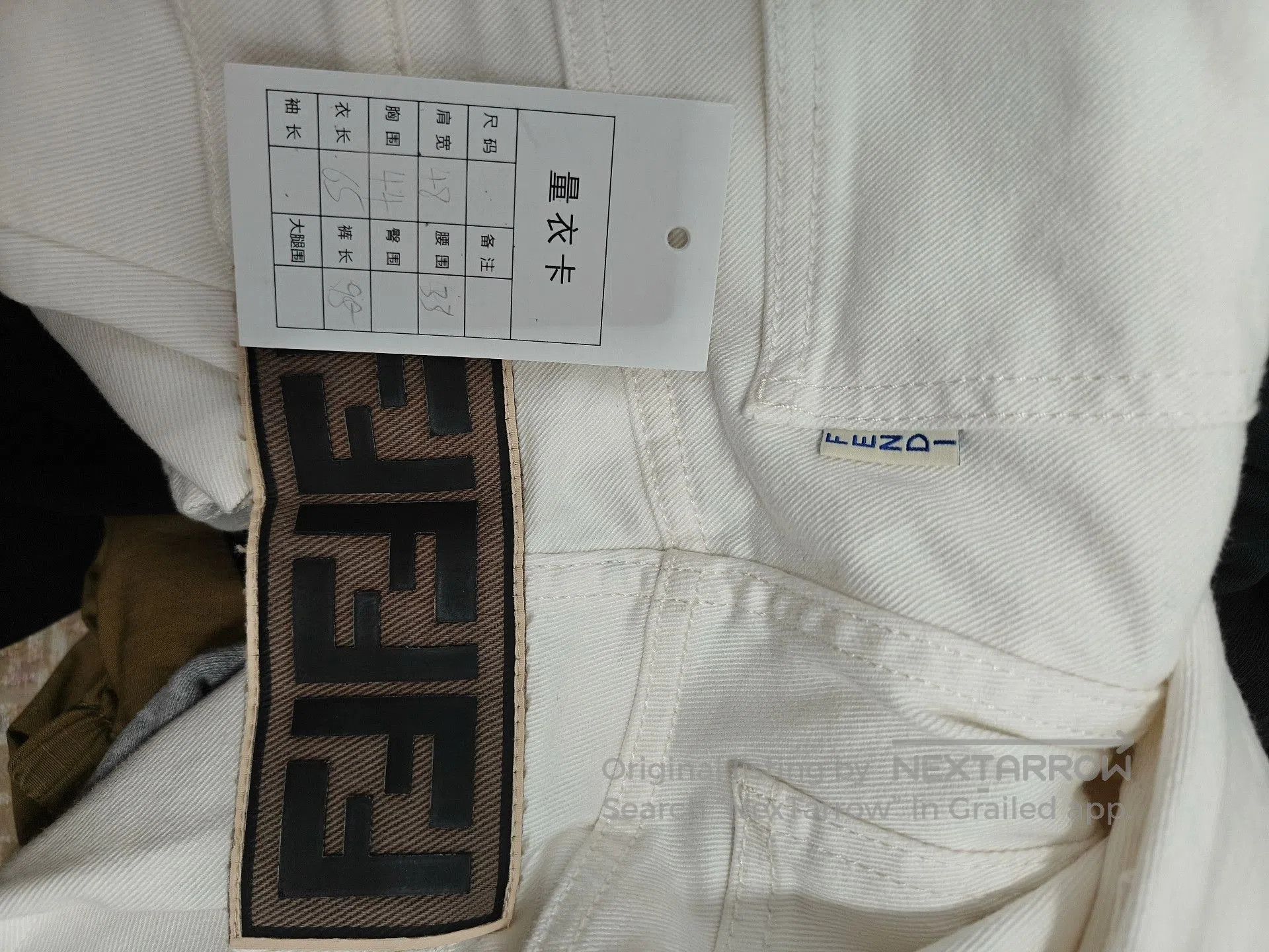 Fendi fendi double F logo long pants. Size US 28 / EU 44 - 5 Thumbnail