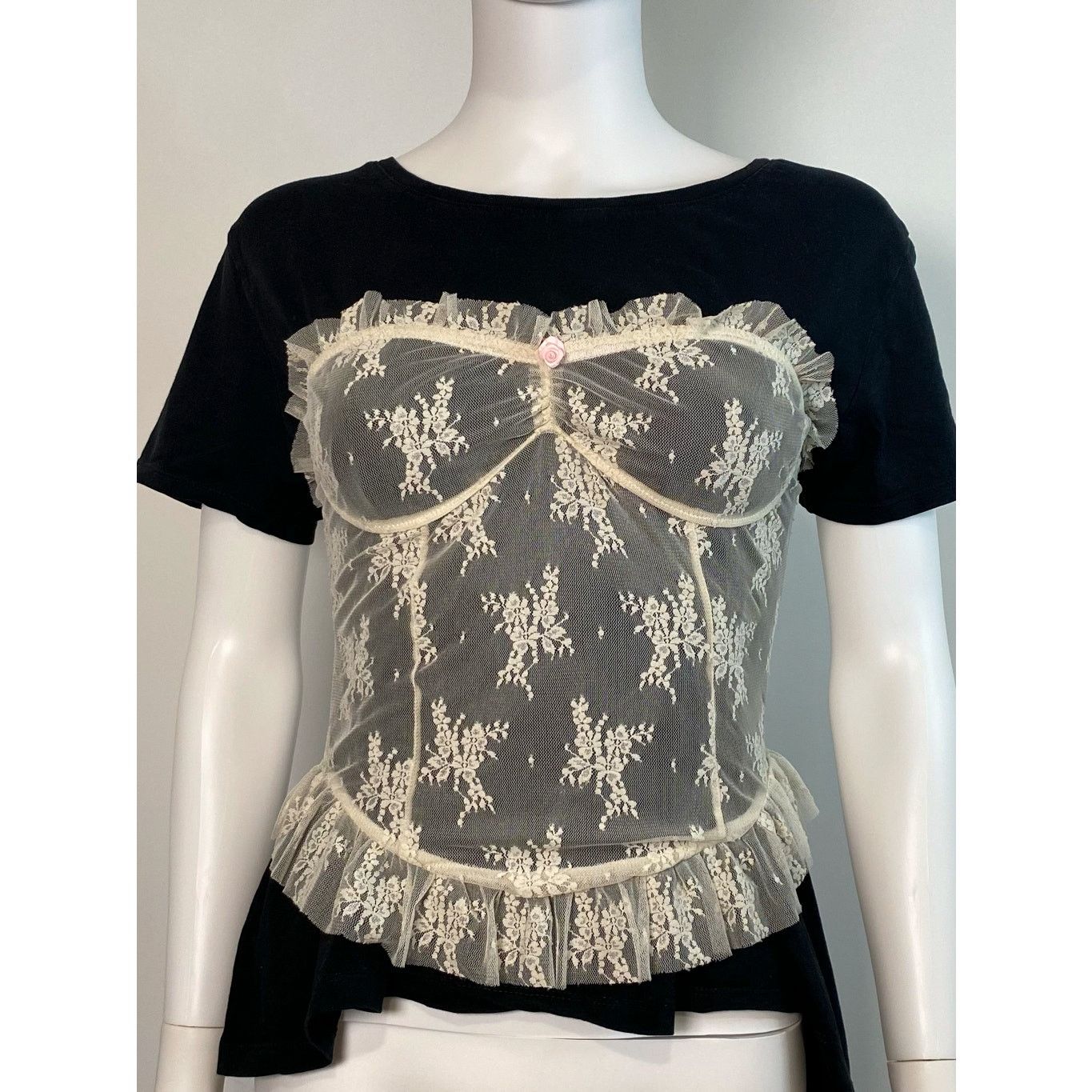 Free People Free People Lace Bustier Top Size ONE SIZE - 6 Thumbnail