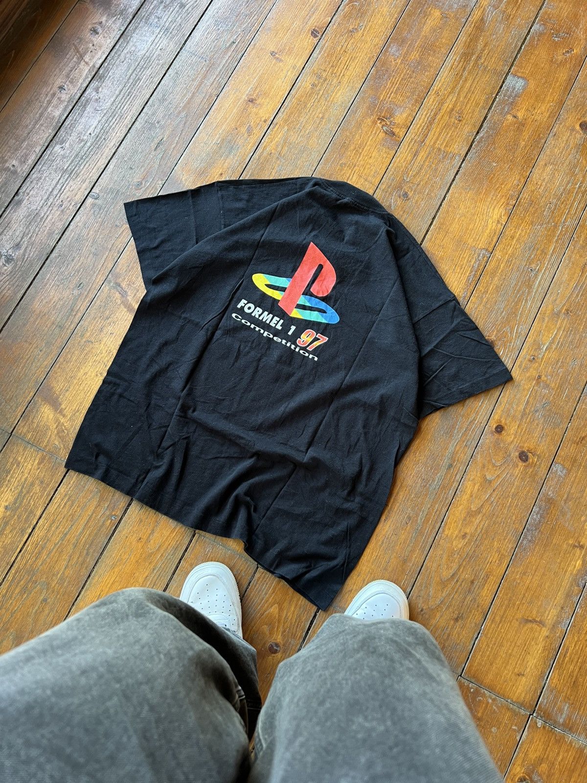 Playstation 1997 VINTAGE SINGLE STITCH PLAYSTATION FORMEL 1 PROMO GRAPHI Size US XL / EU 56 / 4 - 1 Thumbnail