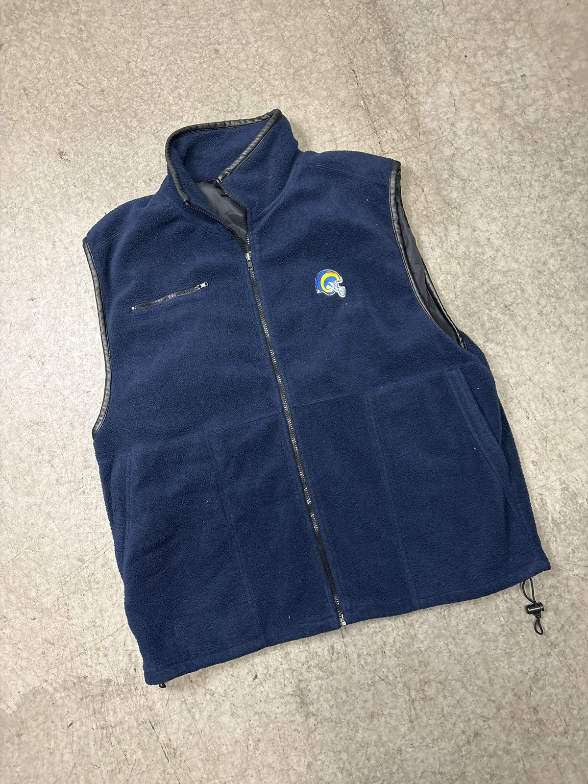 NFL Vintage 1990’s Los Angeles Rams fleece vest Size US XXL / EU 58 / 5 - 1 Thumbnail