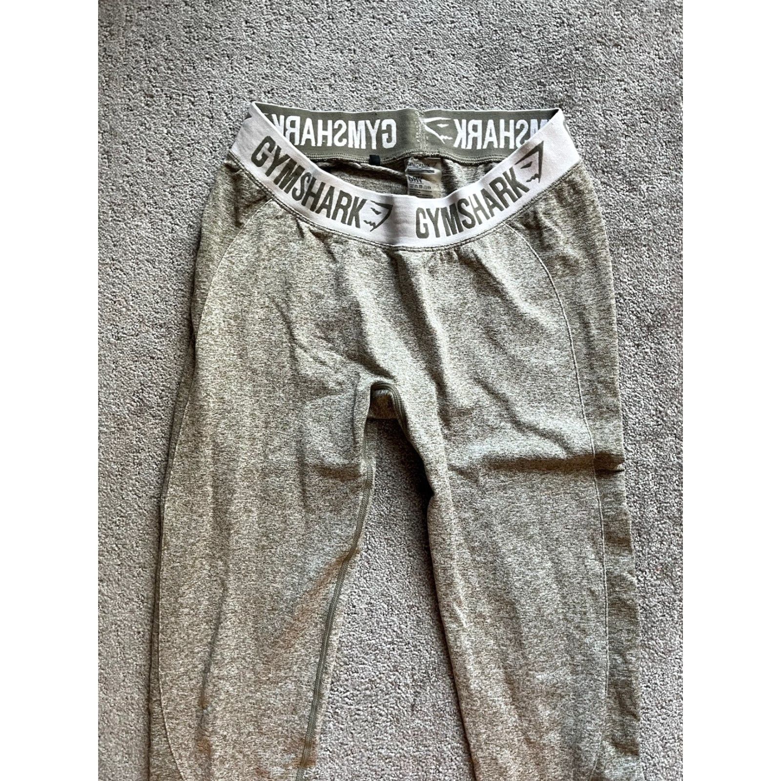 Gymshark Gymshark Green Compression Leggings Women’s Large Activewear Size 36" / US 14 / IT 50 - 2 Thumbnail