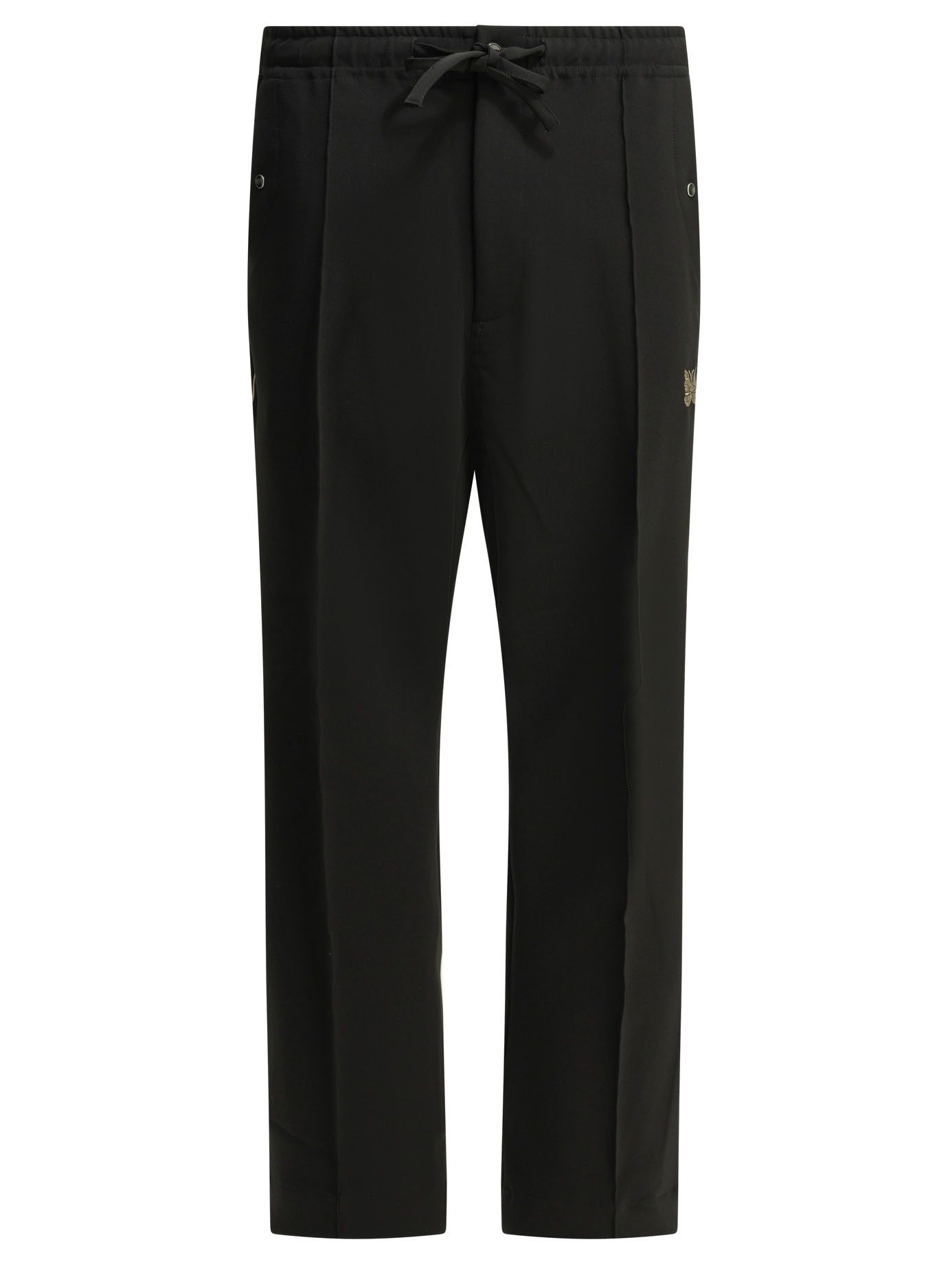 Needles Needles Cowboy Piping Pants - Black with purple trim | Grailed
