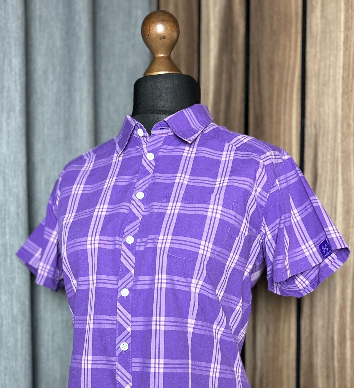 Haglofs Haglofs Purple Logo Shirt Blouse Women's Size L Size L / US 10 / IT 46 - 4 Thumbnail