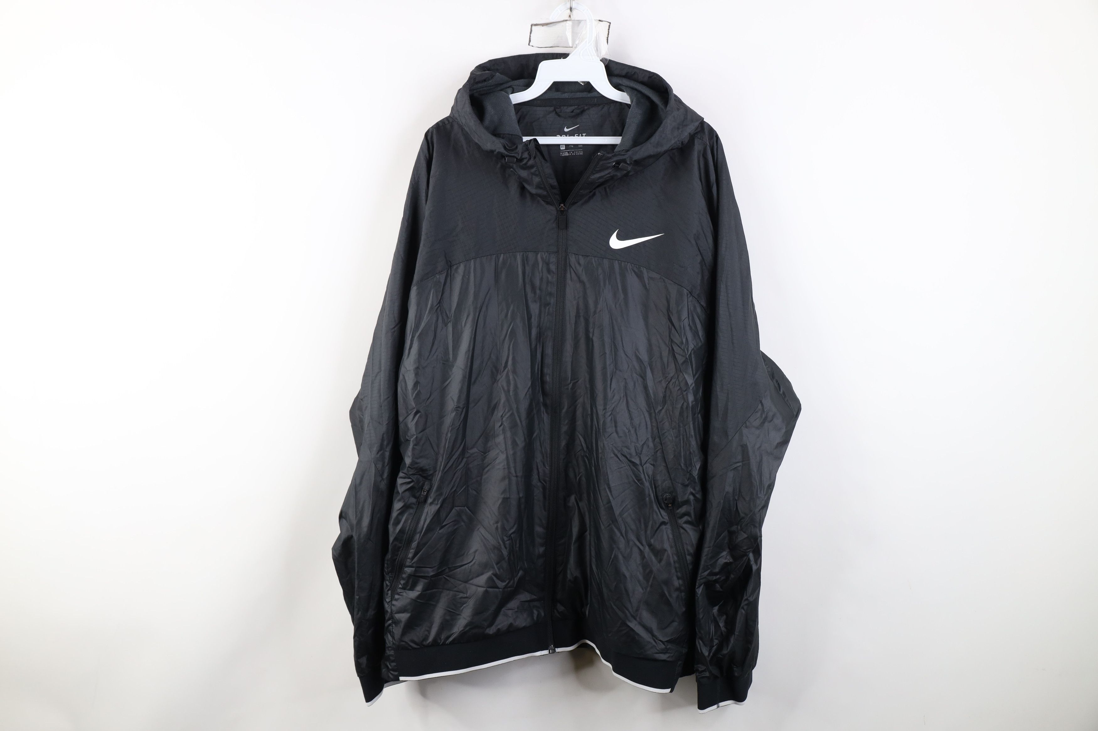 Nike × Stussy Nike x Stussy Windrunner half zip Jacket Black XXL