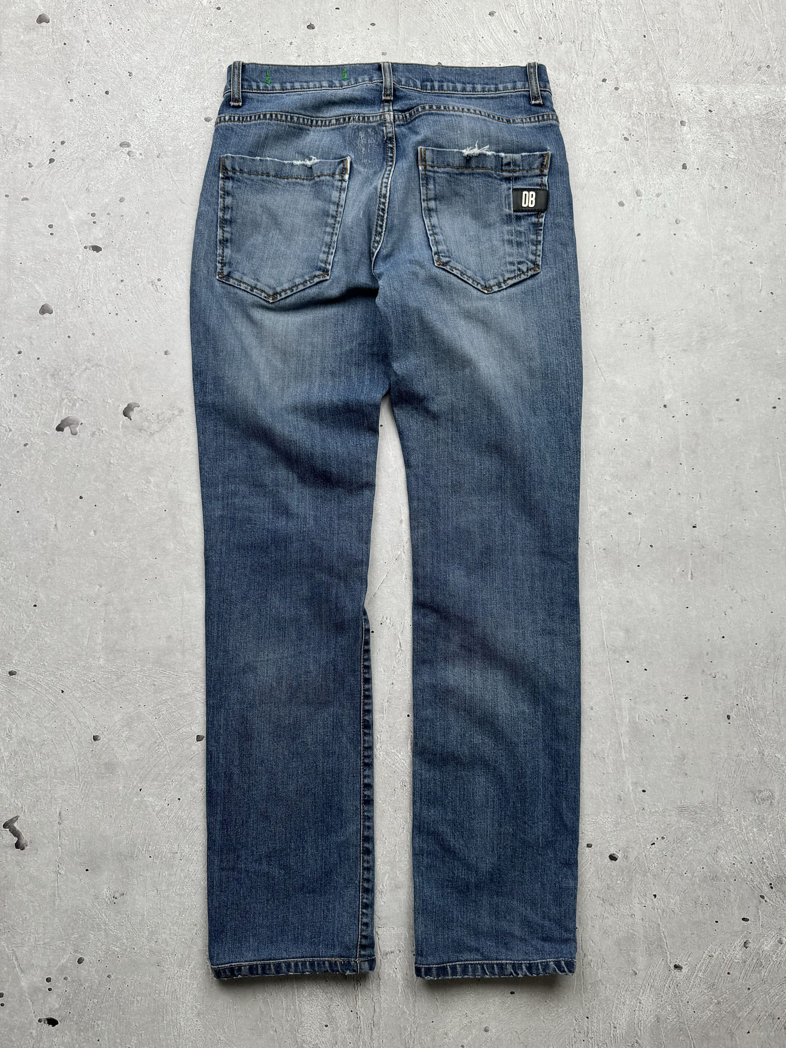 Dirk Bikkembergs × Japanese Brand × Vintage Dirk Bikkembergs Vintage Ripped Jeans Size US 30 / EU 46 - 8 Thumbnail