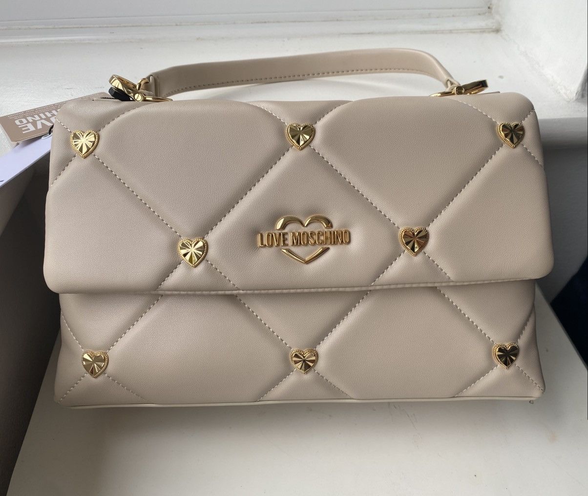 Love Moschino Love Moschino Crossbody Bag Beige Size ONE SIZE - 3 Thumbnail